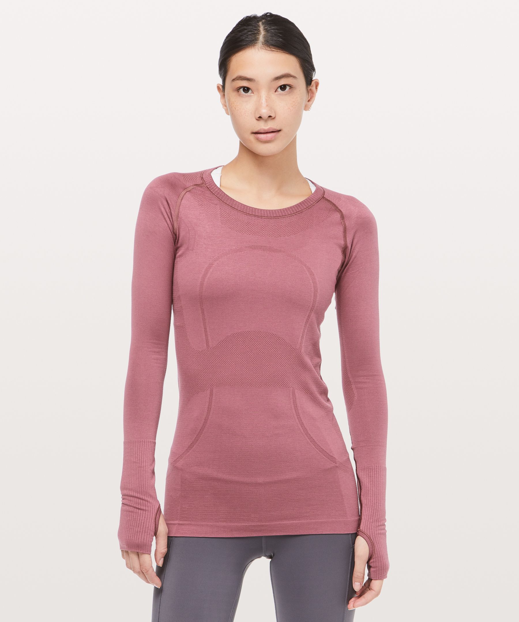 lululemon swiftly tech long sleeve pink