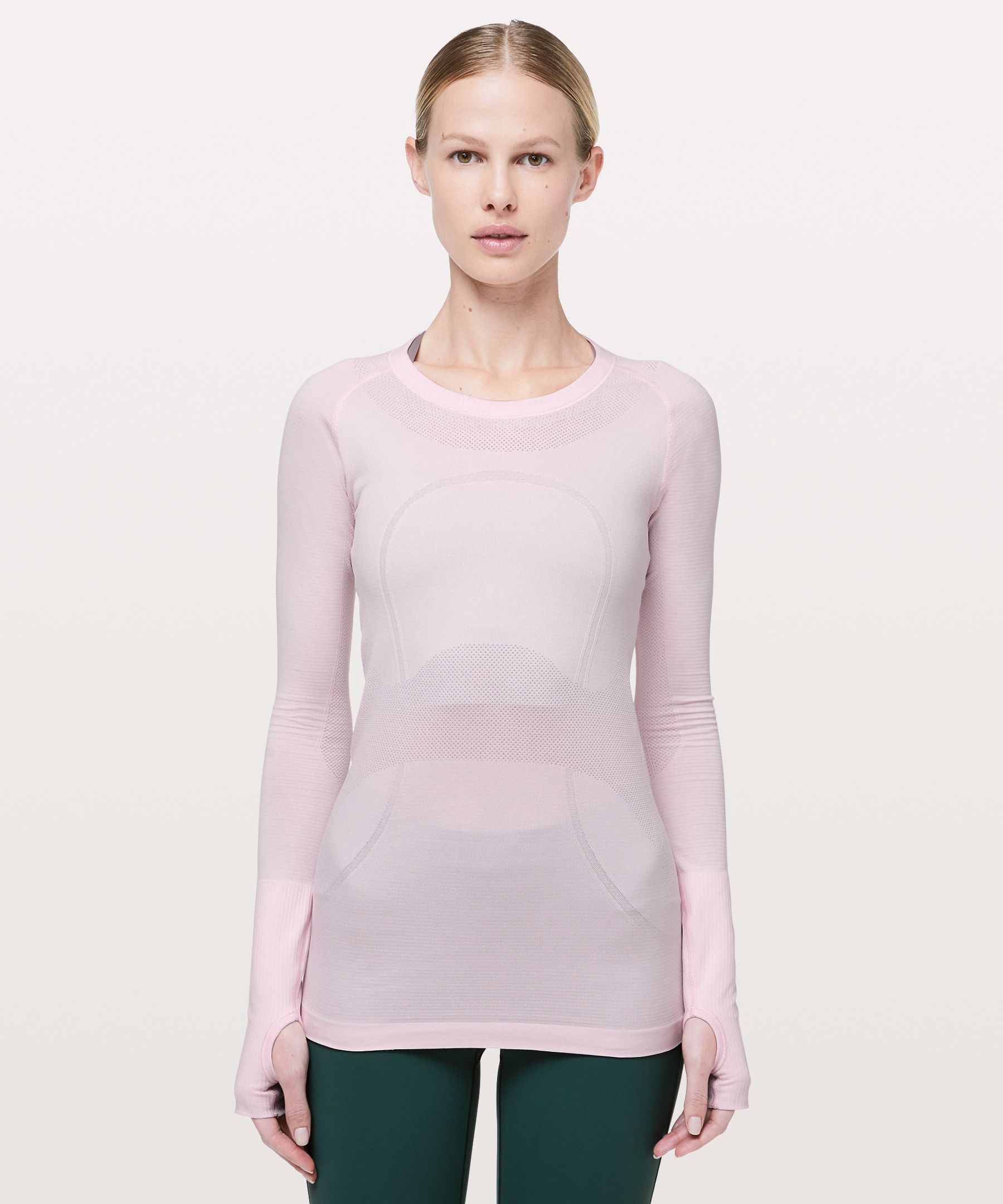 Lululemon Swiftly Tech Long Sleeve Crew In Dazed/dazed