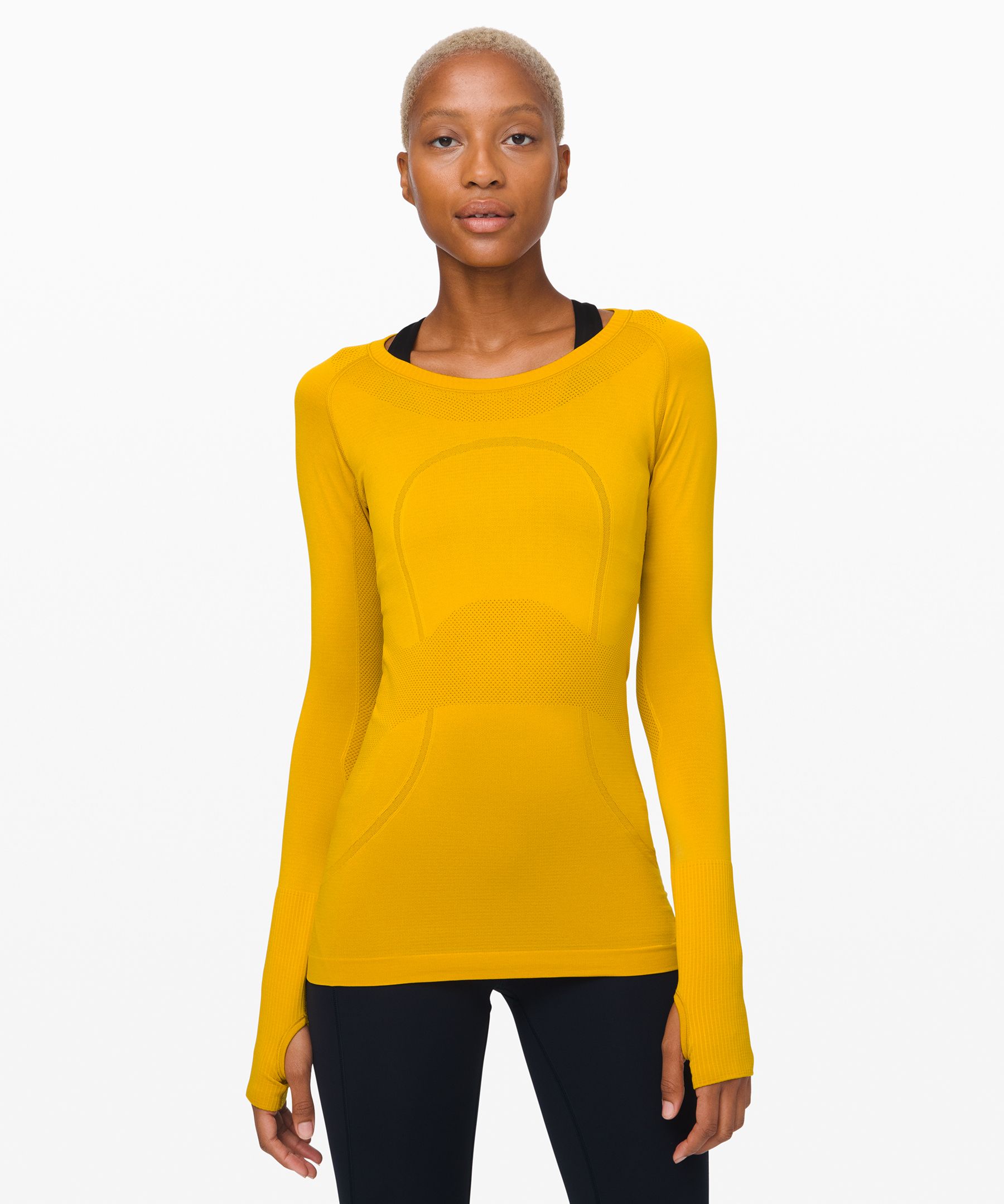 Lululemon Swiftly Tech Long Sleeve Crew In Honeycomb/honeycomb | ModeSens