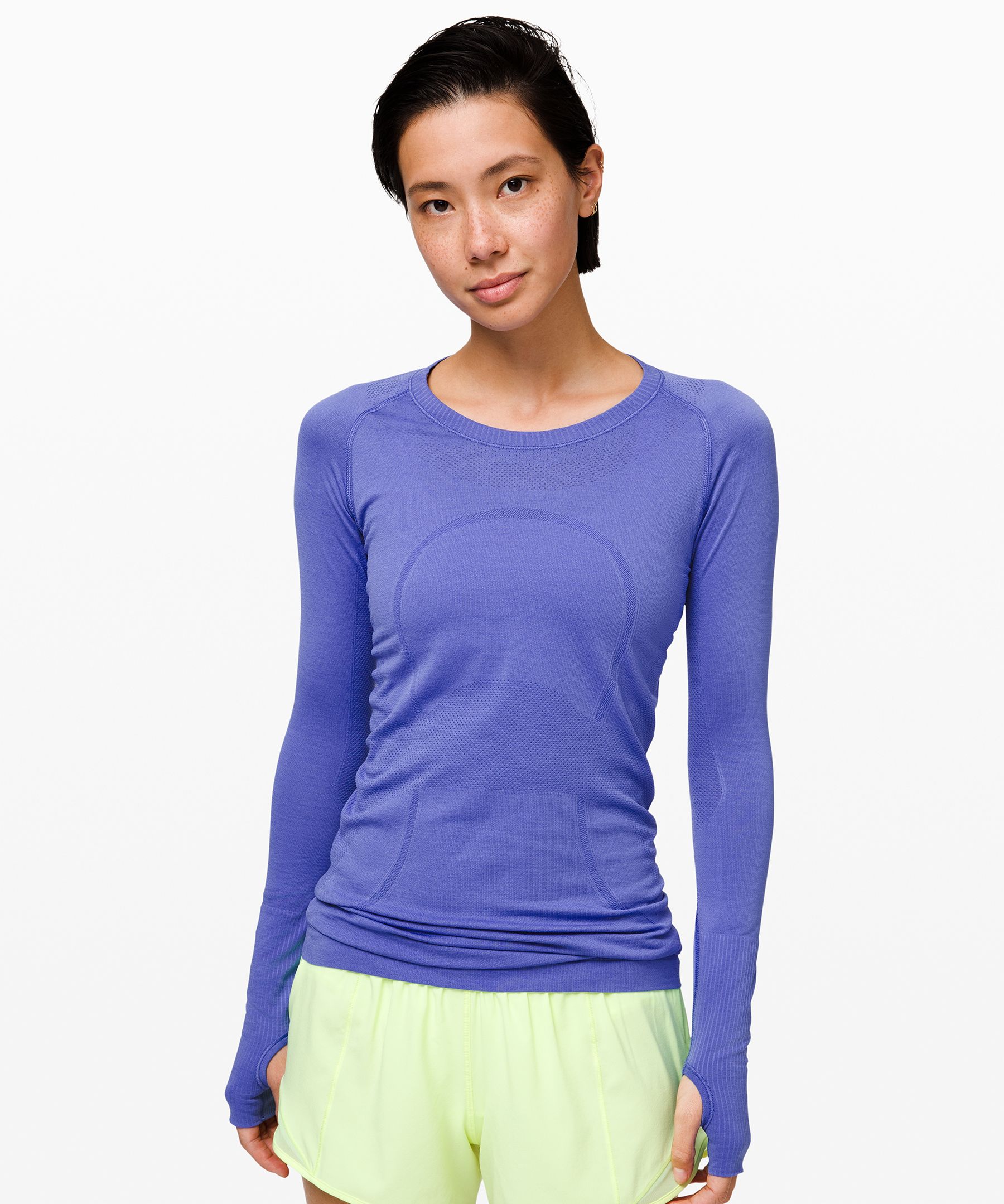 lululemon swiftly tech long sleeve purple