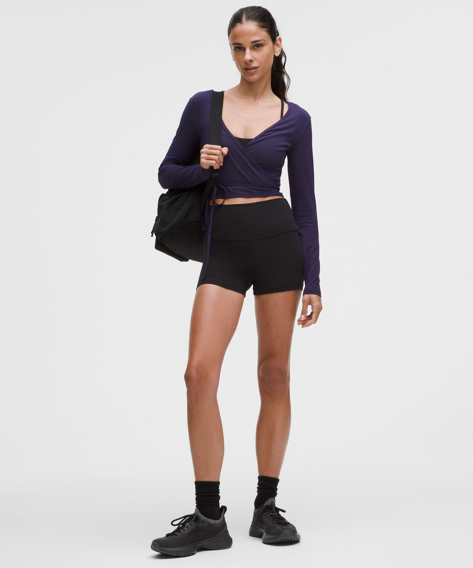 Nulu Long-Sleeve Cropped Wrap