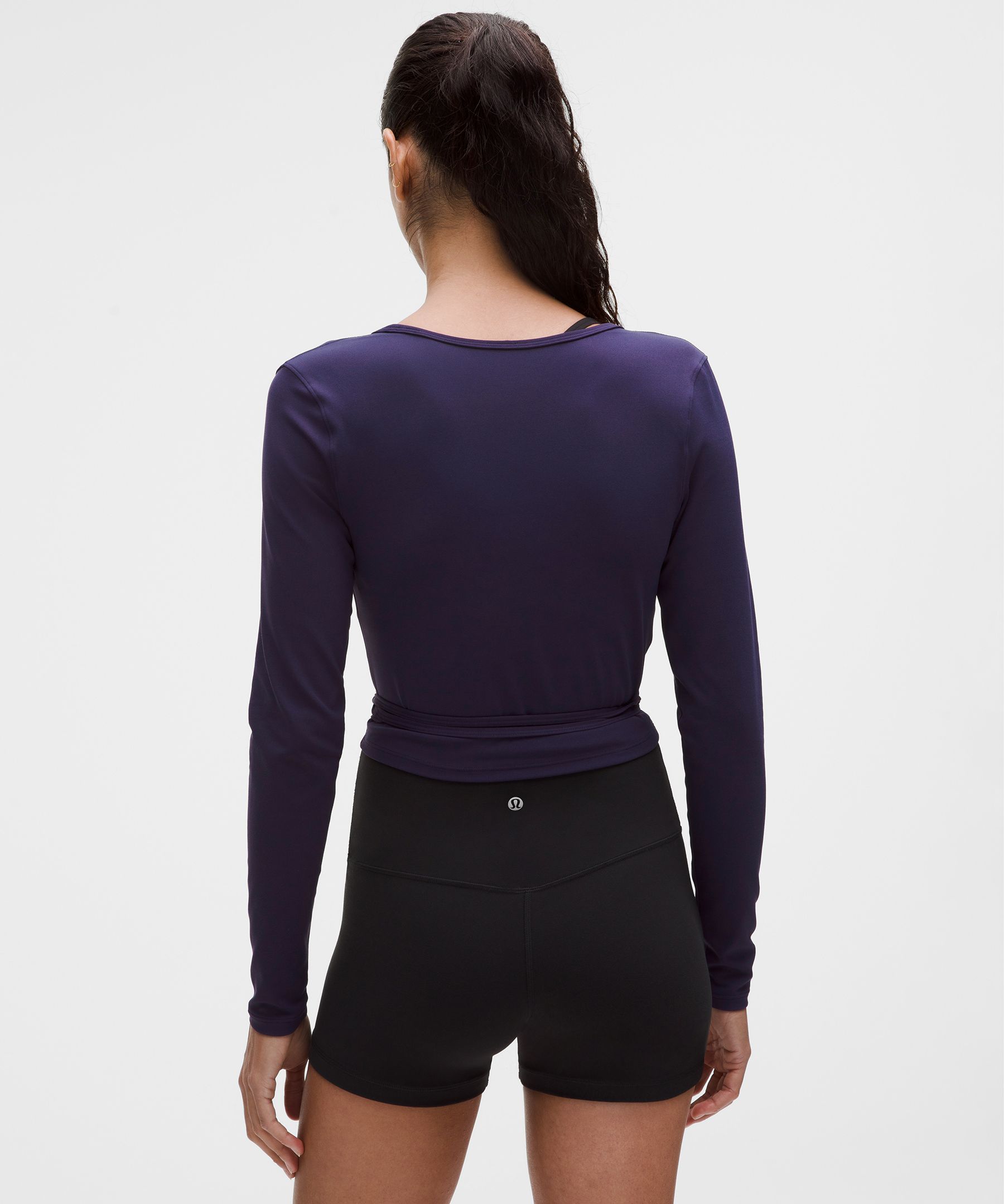 Nulu Long-Sleeve Cropped Wrap