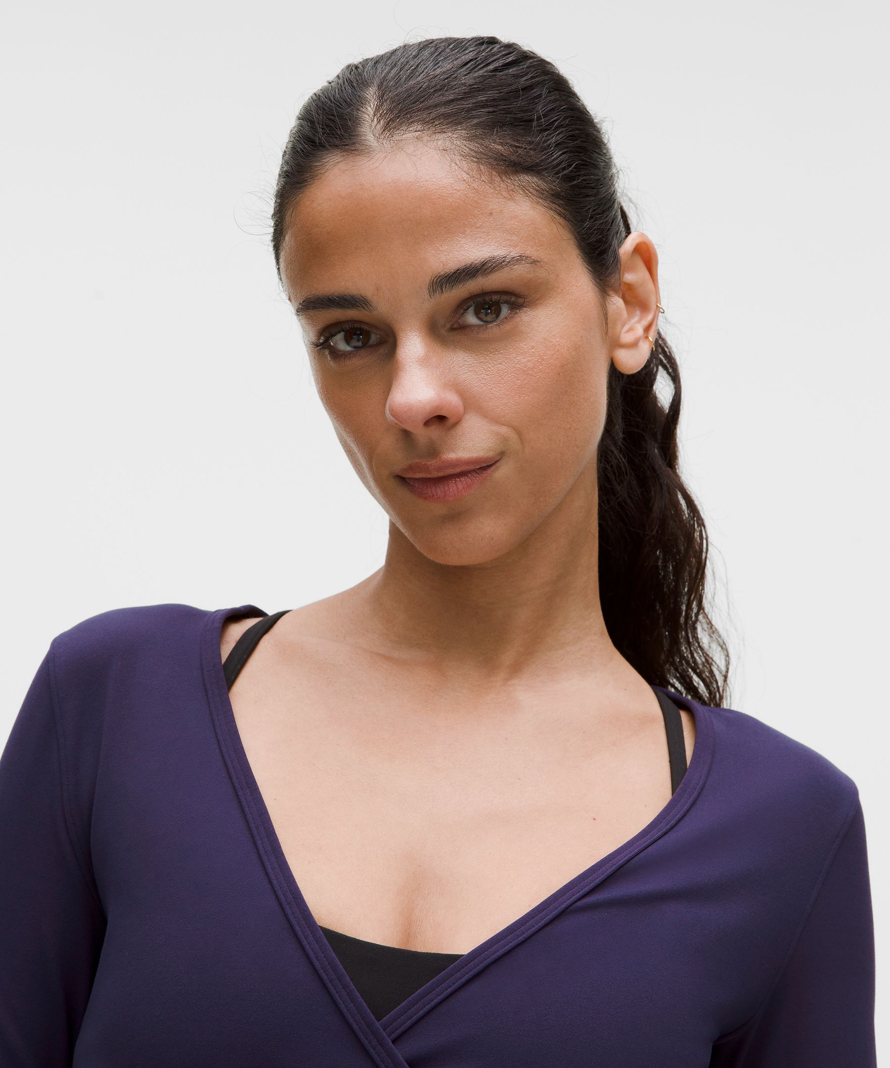 Nulu Long-Sleeve Cropped Wrap