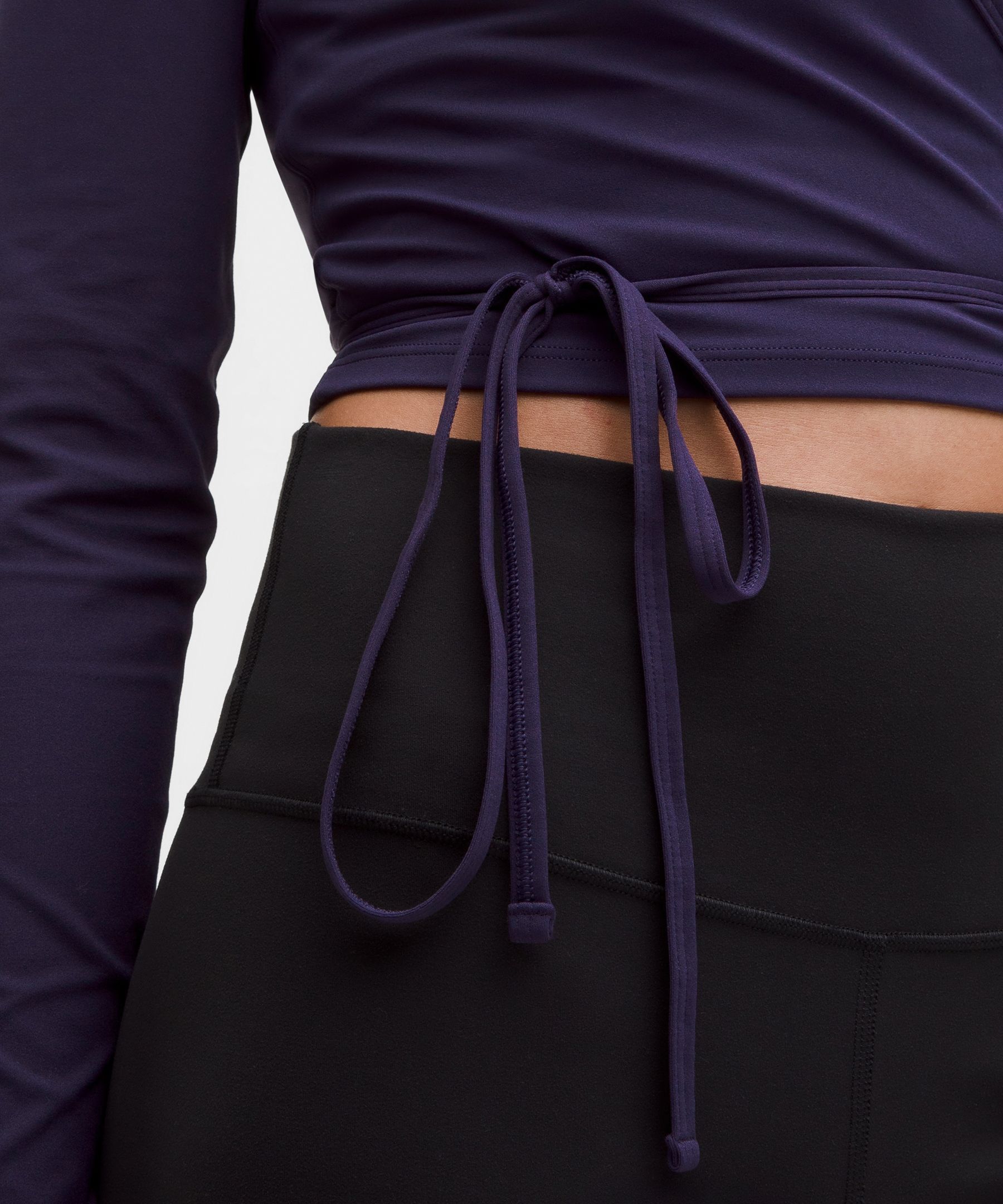 Nulu Long-Sleeve Cropped Wrap