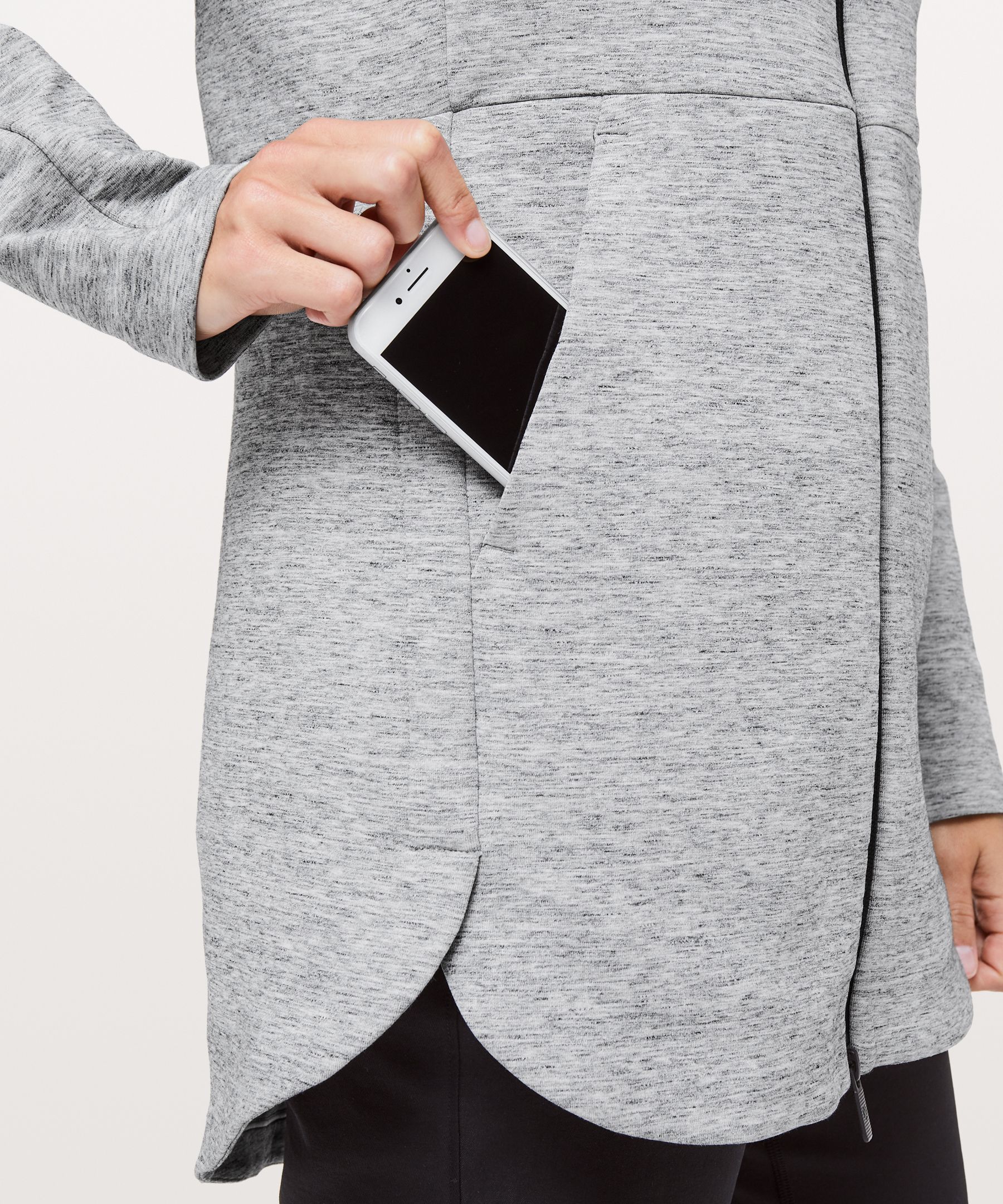 Lululemon Going Places Hooded Jacket - Heathered Inkwell - lulu fanatics