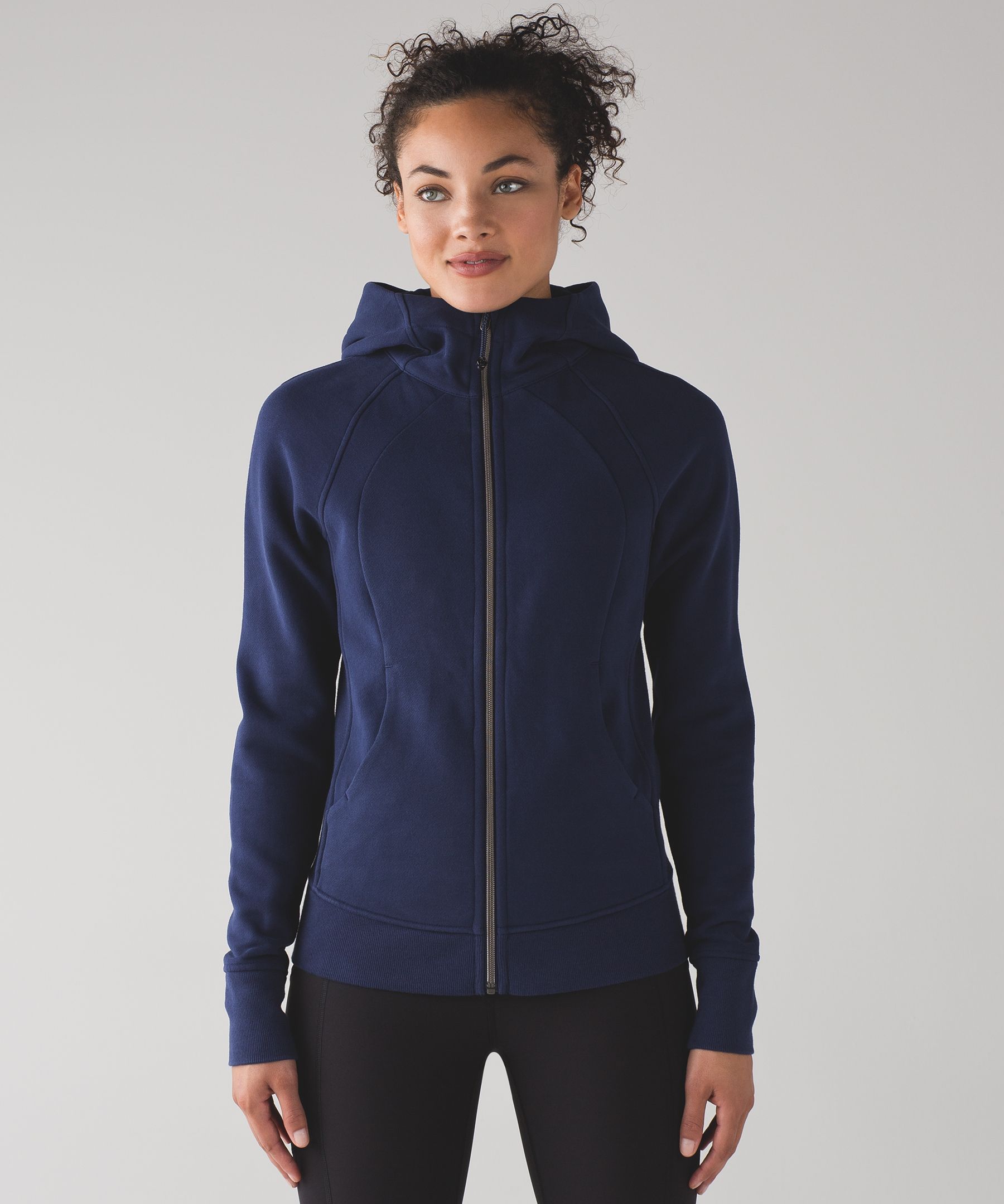 Lululemon Scuba Hoodie IV Women's Black Hooded Full Zip Sweatshirt