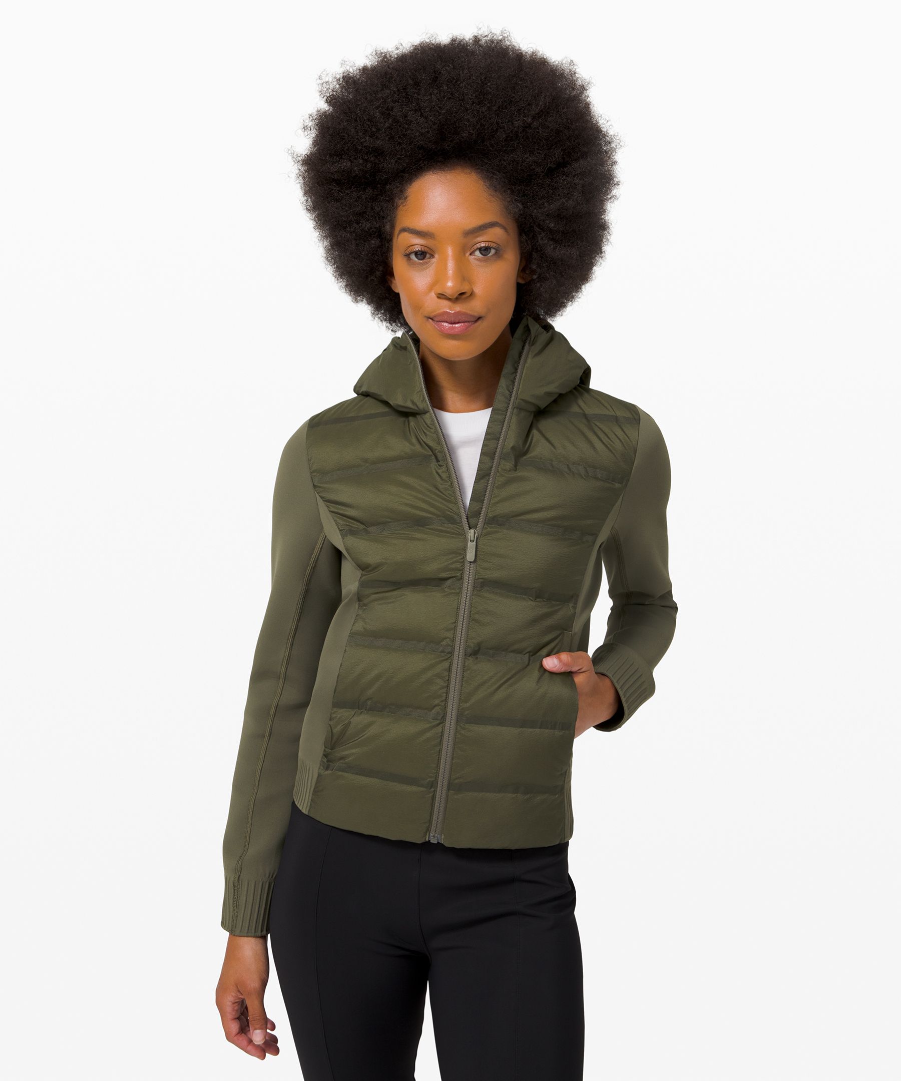 Lululemon Wunder Puff Jacket - Black (First Release) - lulu fanatics