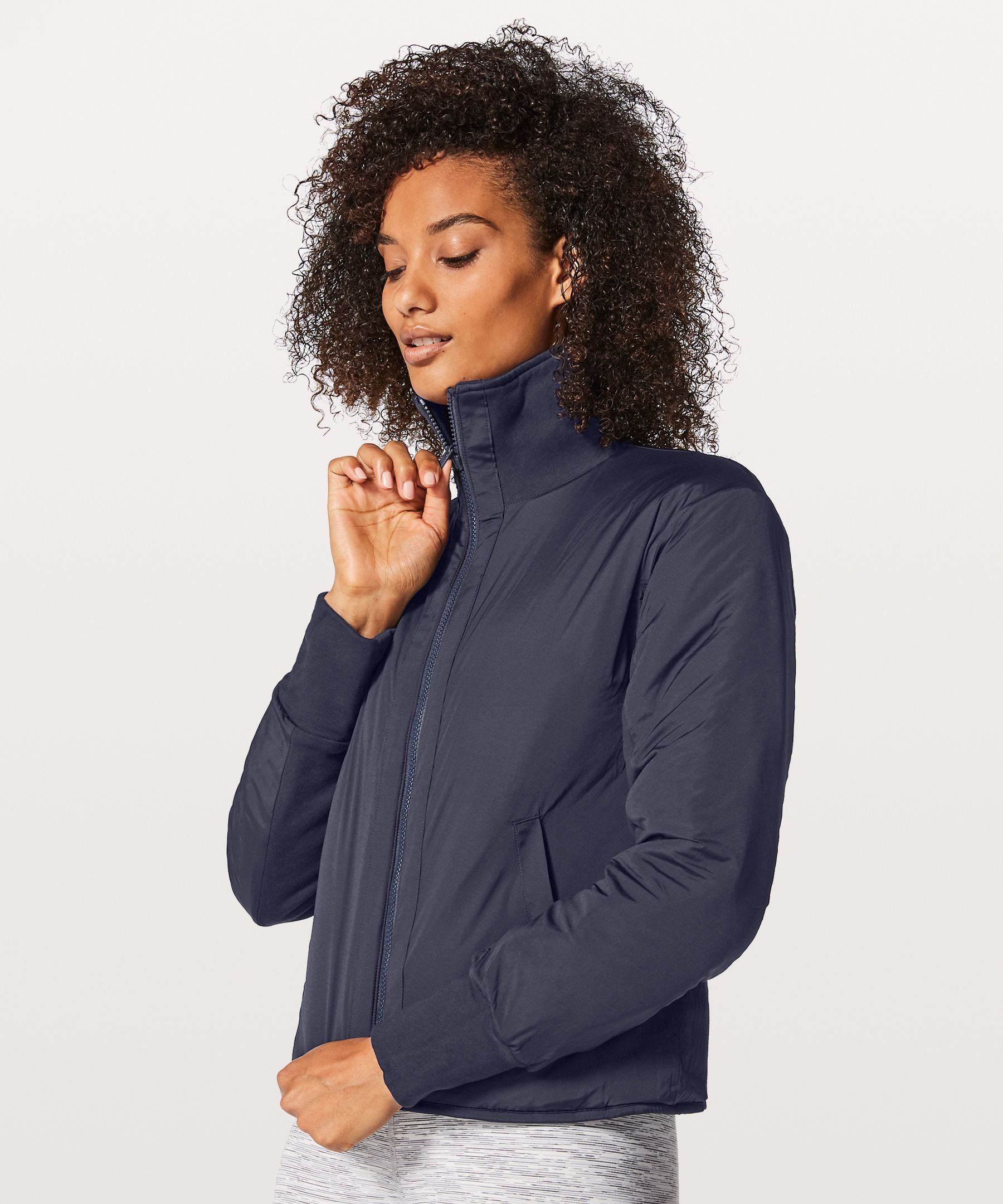 Lululemon Forever Warm Jacket In Navy