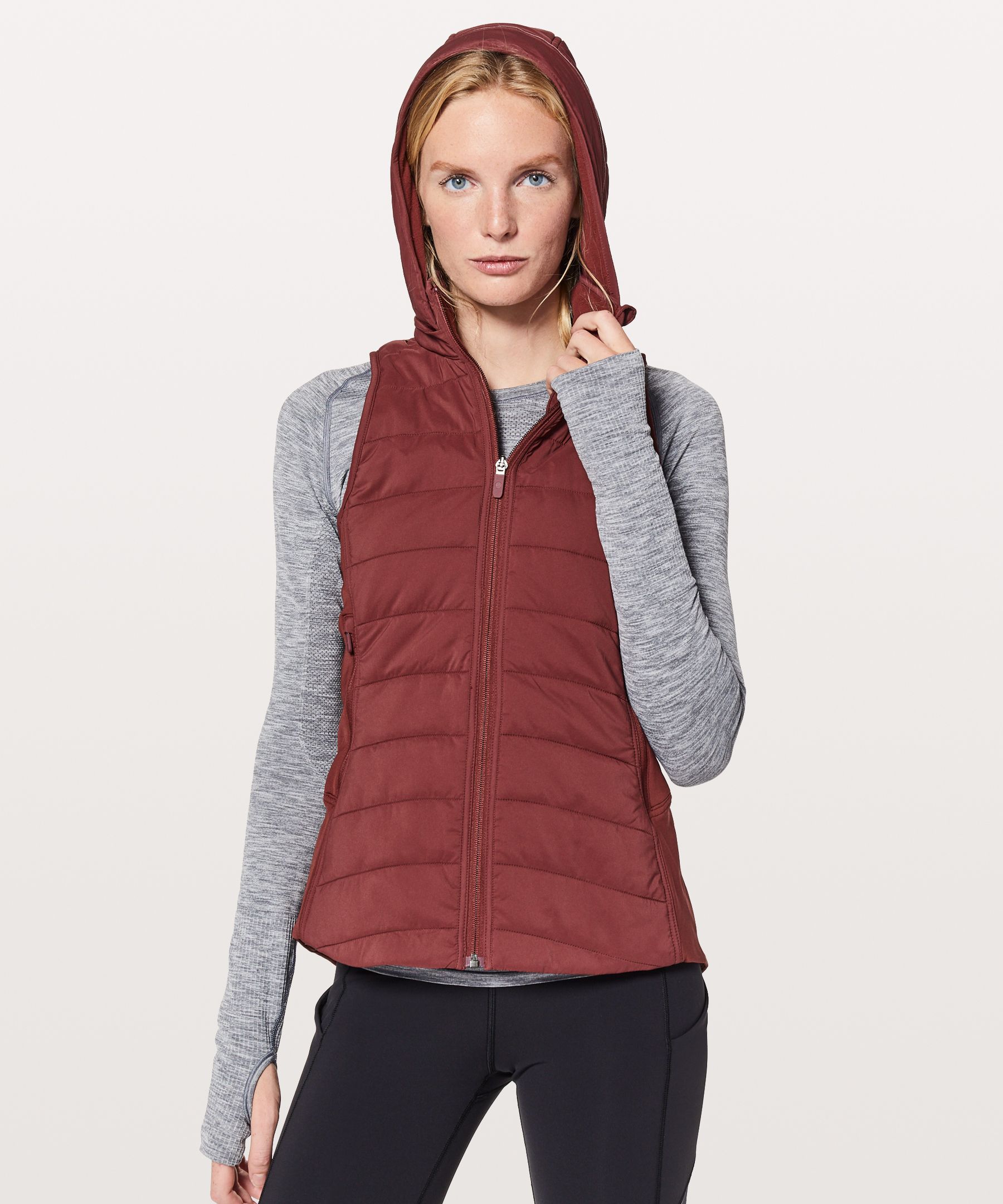 lululemon vest with hood