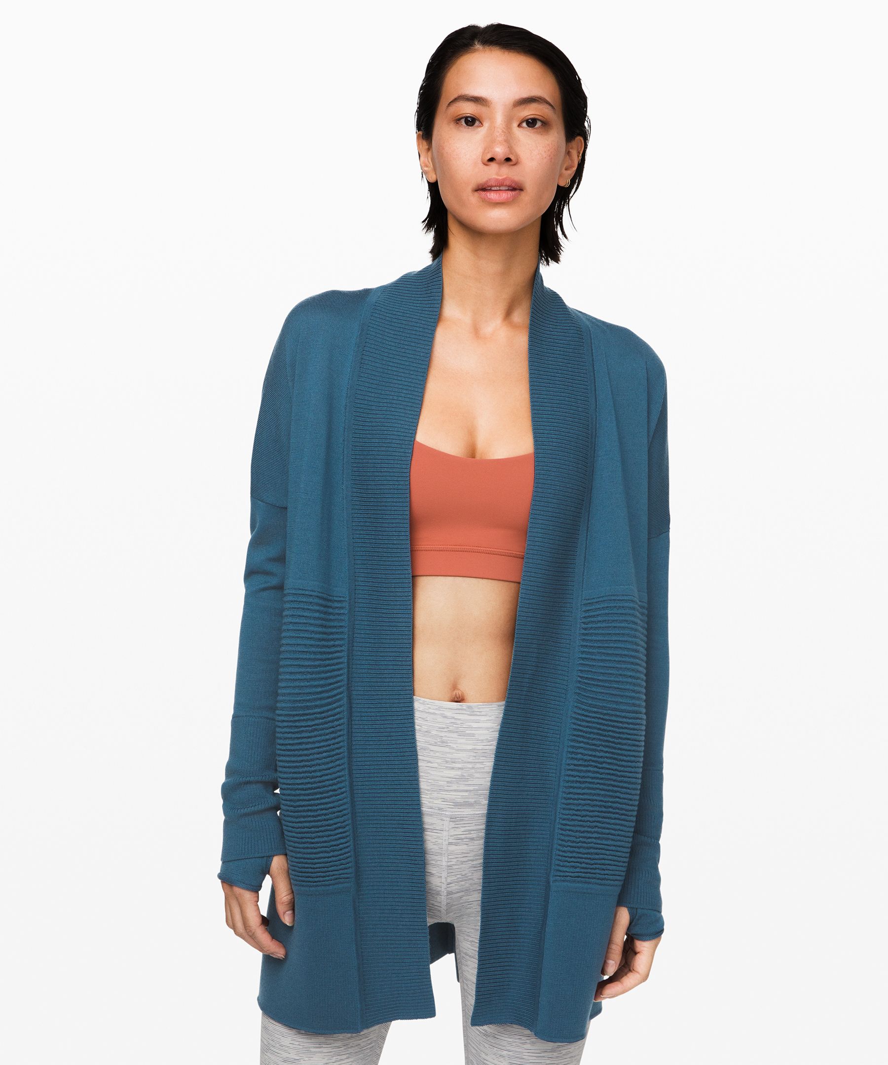 Lululemon Sit In Lotus Wrap Ii In Petrol Blue