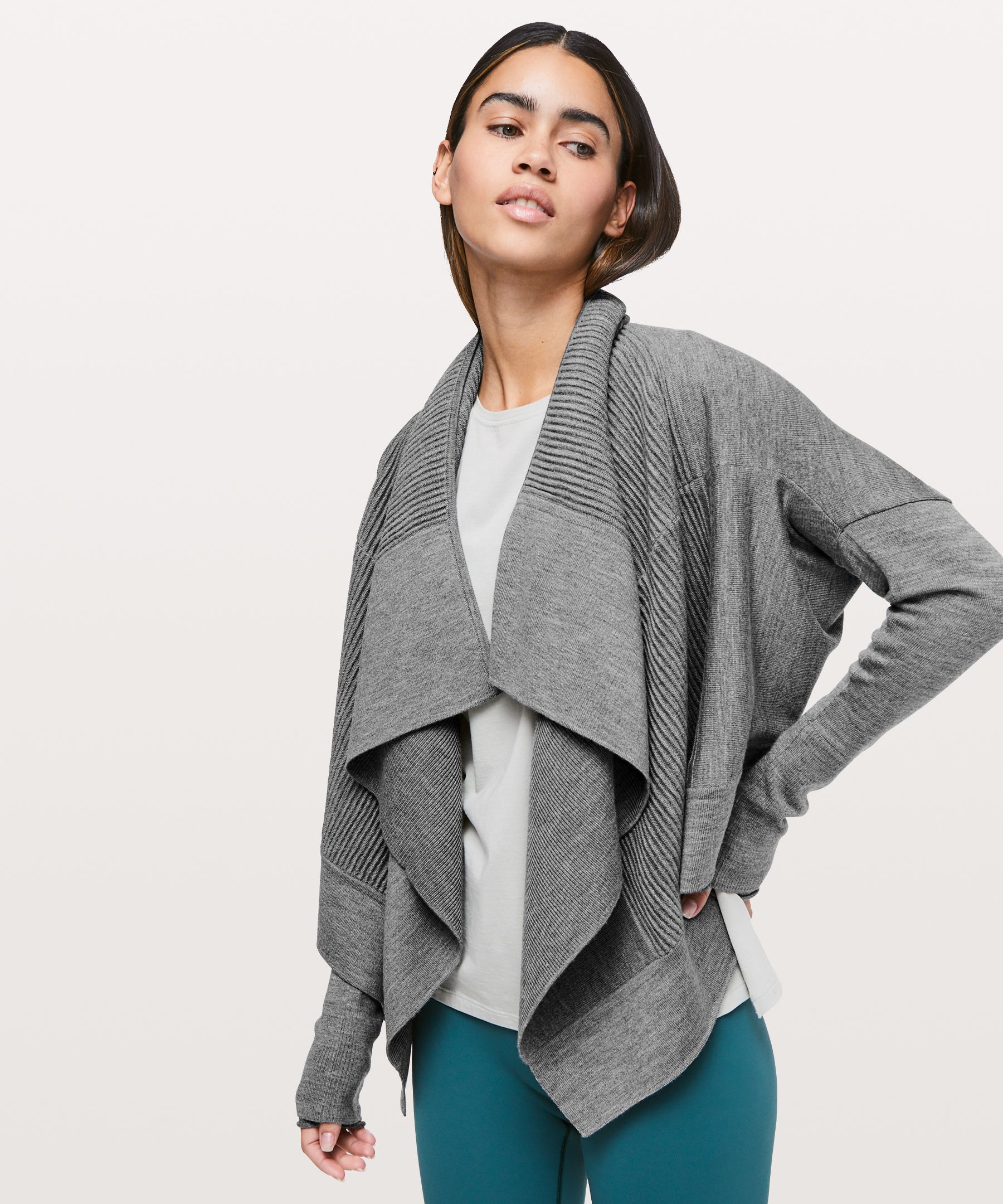 Sit In Lotus Wrap II | Women's Sweaters 