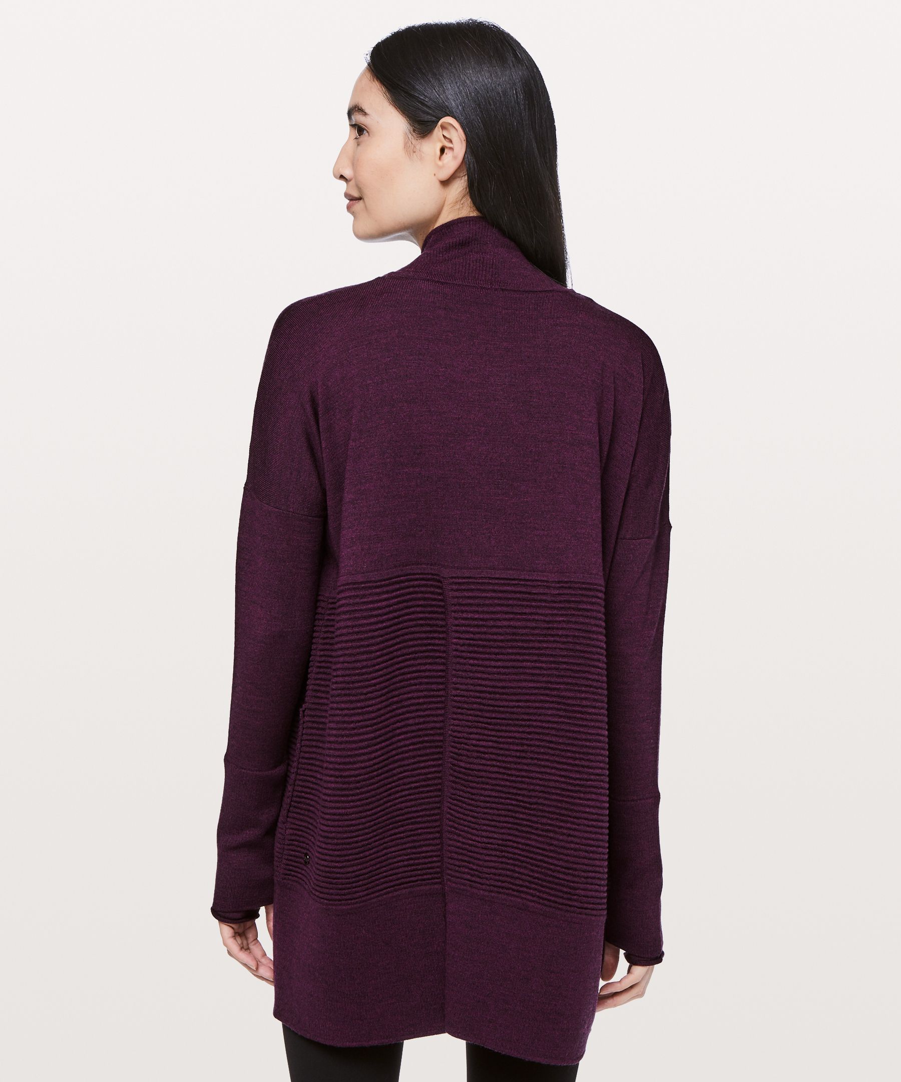 heathered plum Sit In Lotus Wrap II