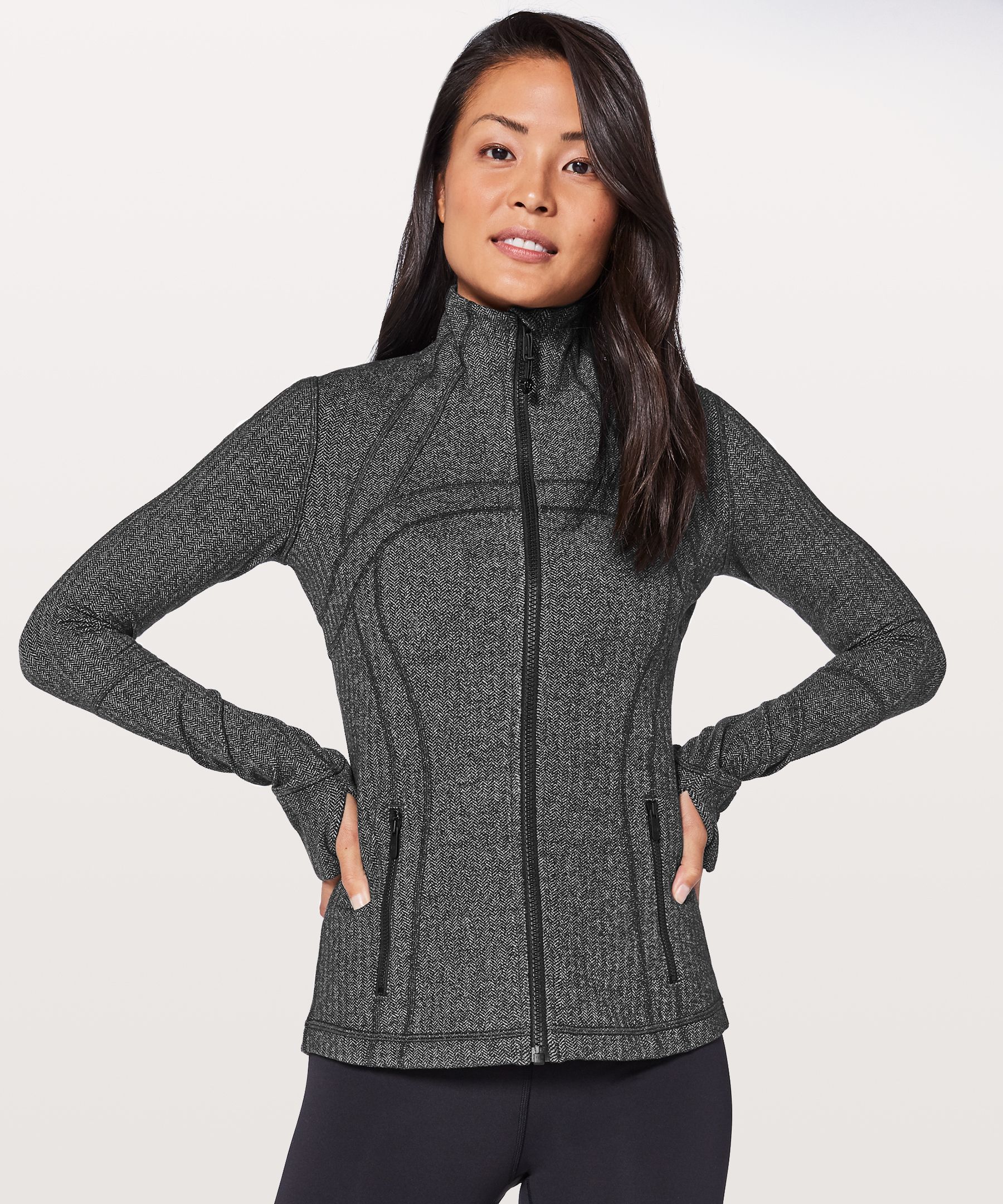 Grey Define technical-jersey jacket, lululemon