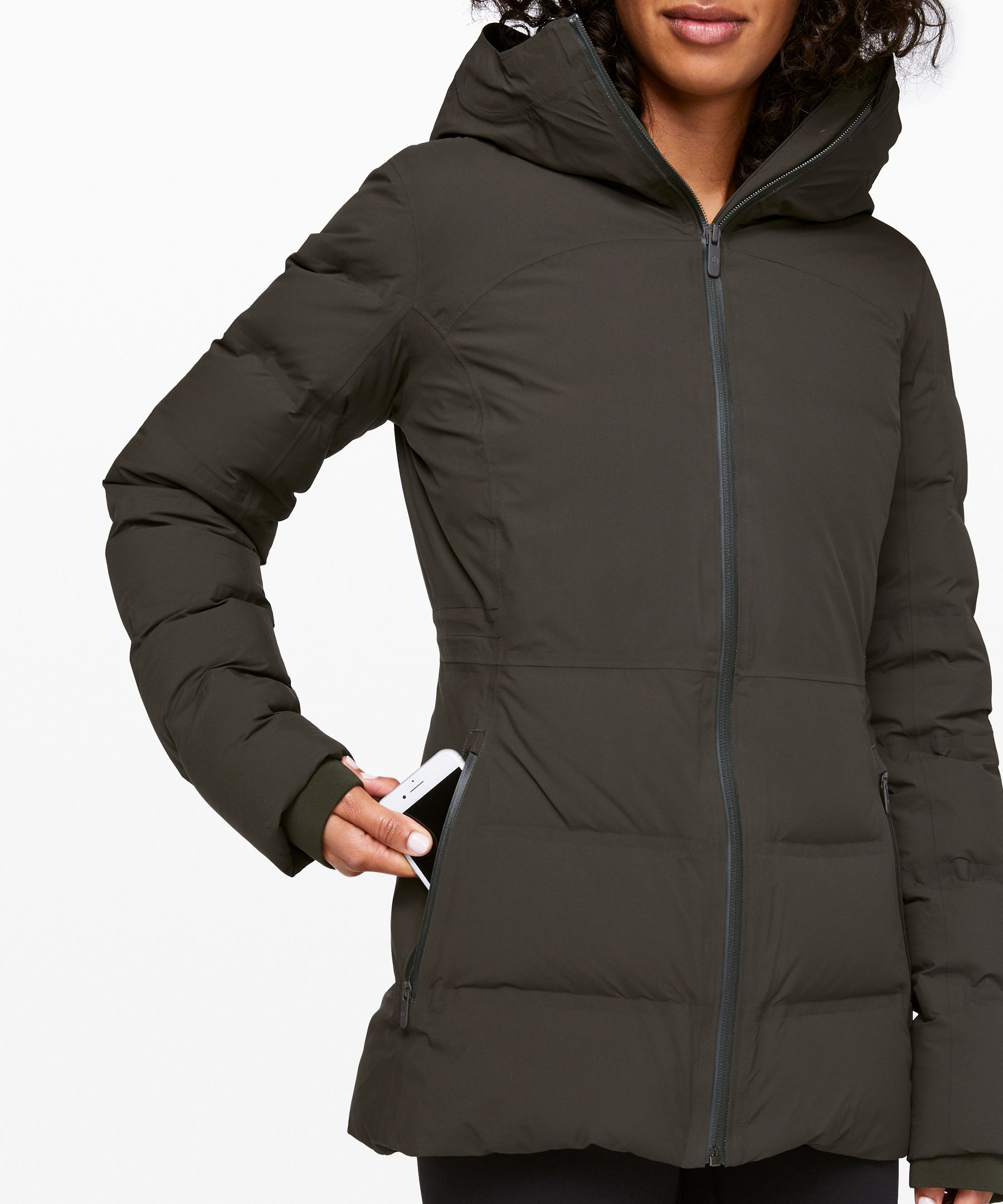 NEW Women Lululemon Sleet Street Jacket Iron Blue India