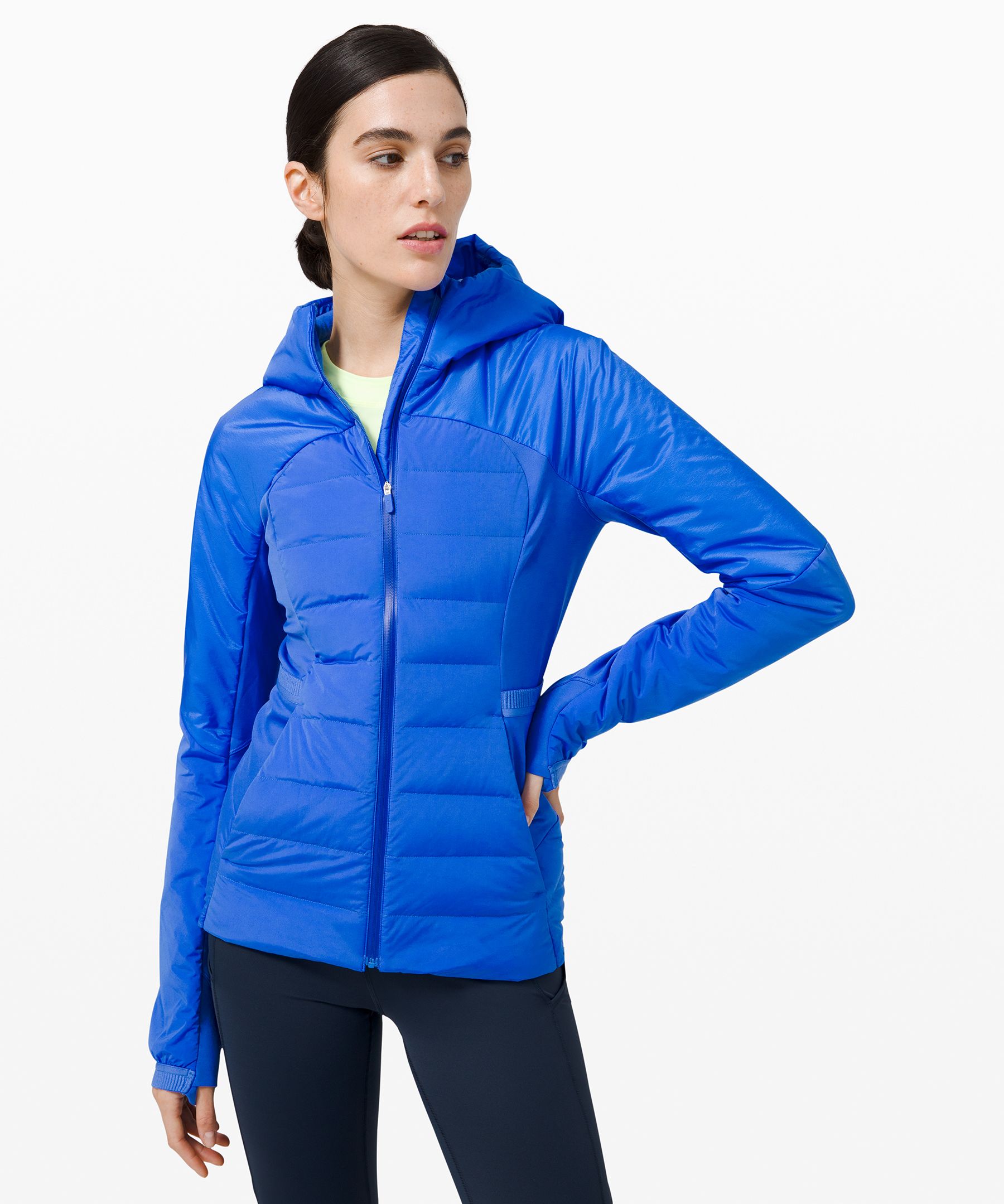 Lululemon Down For It All Jacket In Wild Bluebell