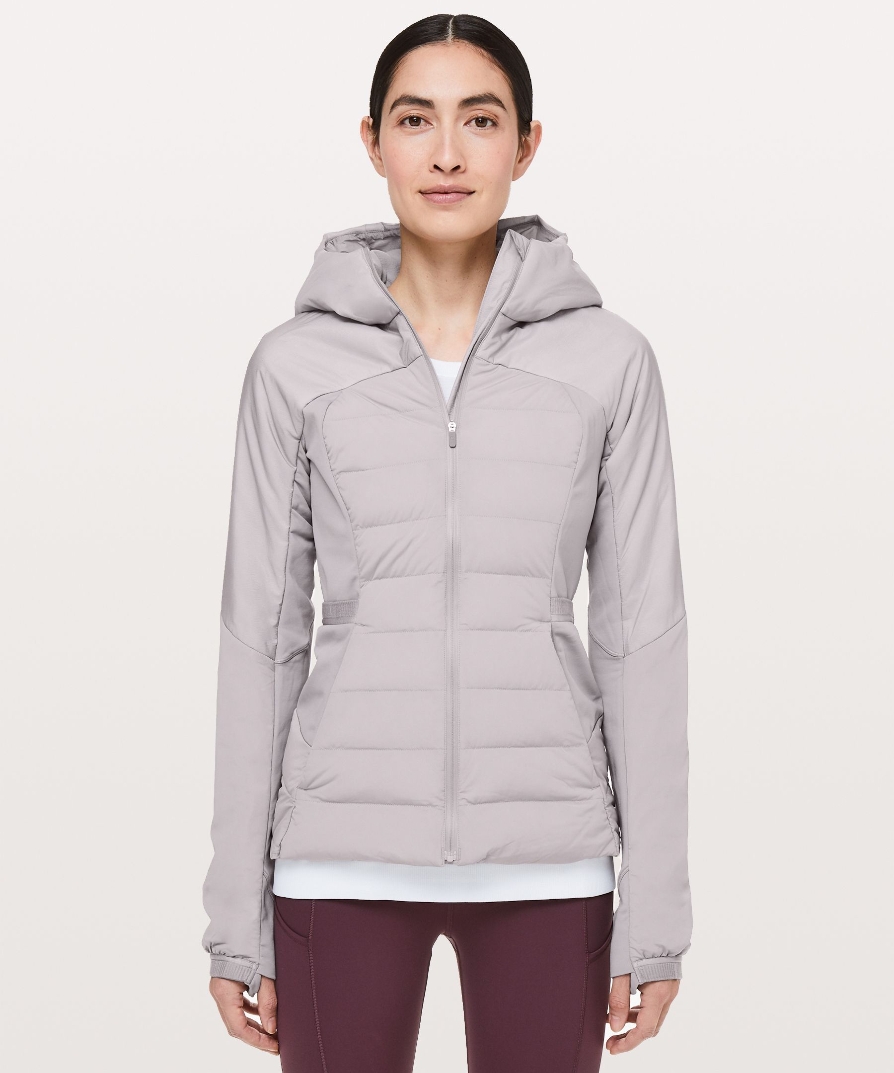 Lululemon Down For It All Jacket In Dark Chrome