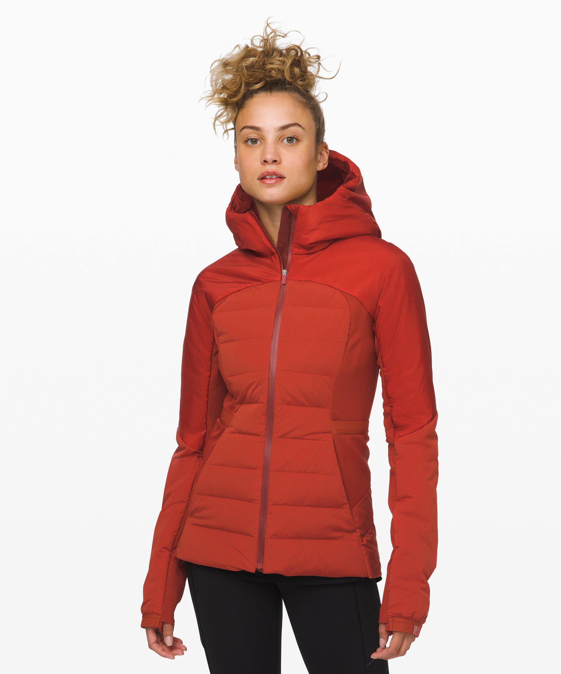 Lululemon Down For It All Jacket In Magma