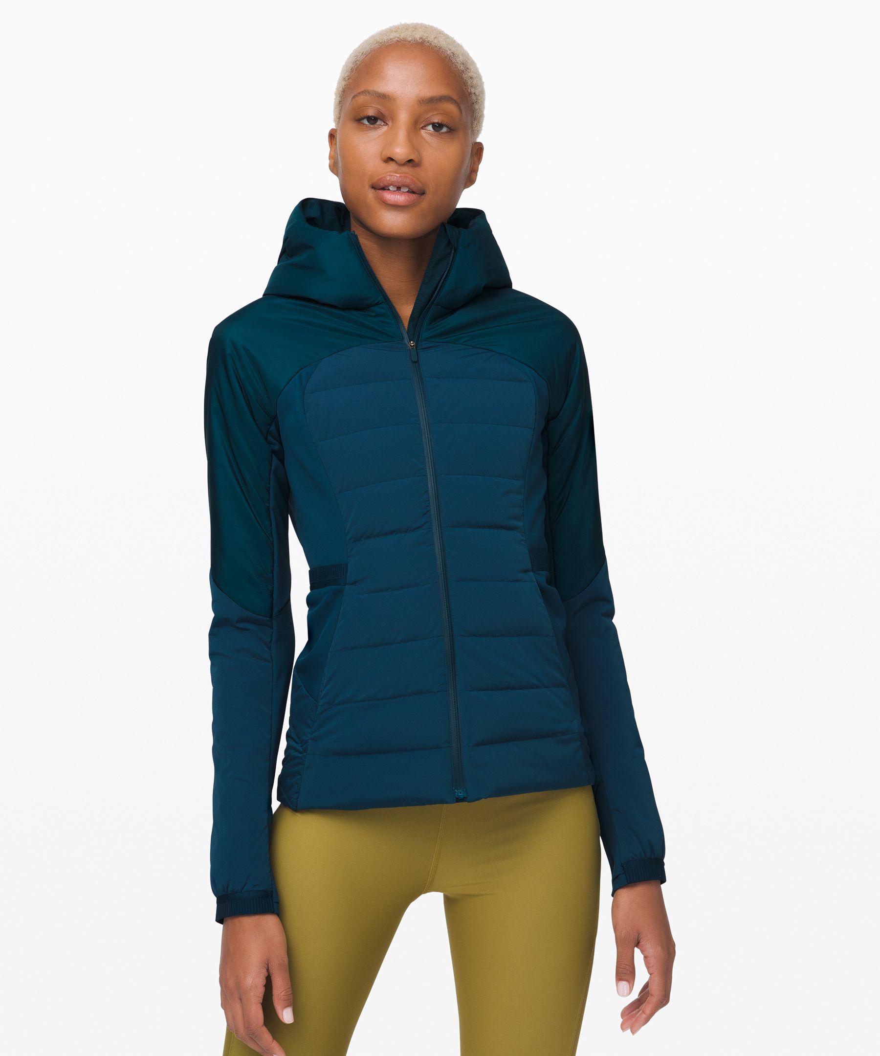 Lululemon Down For It All Jacket In Night Diver