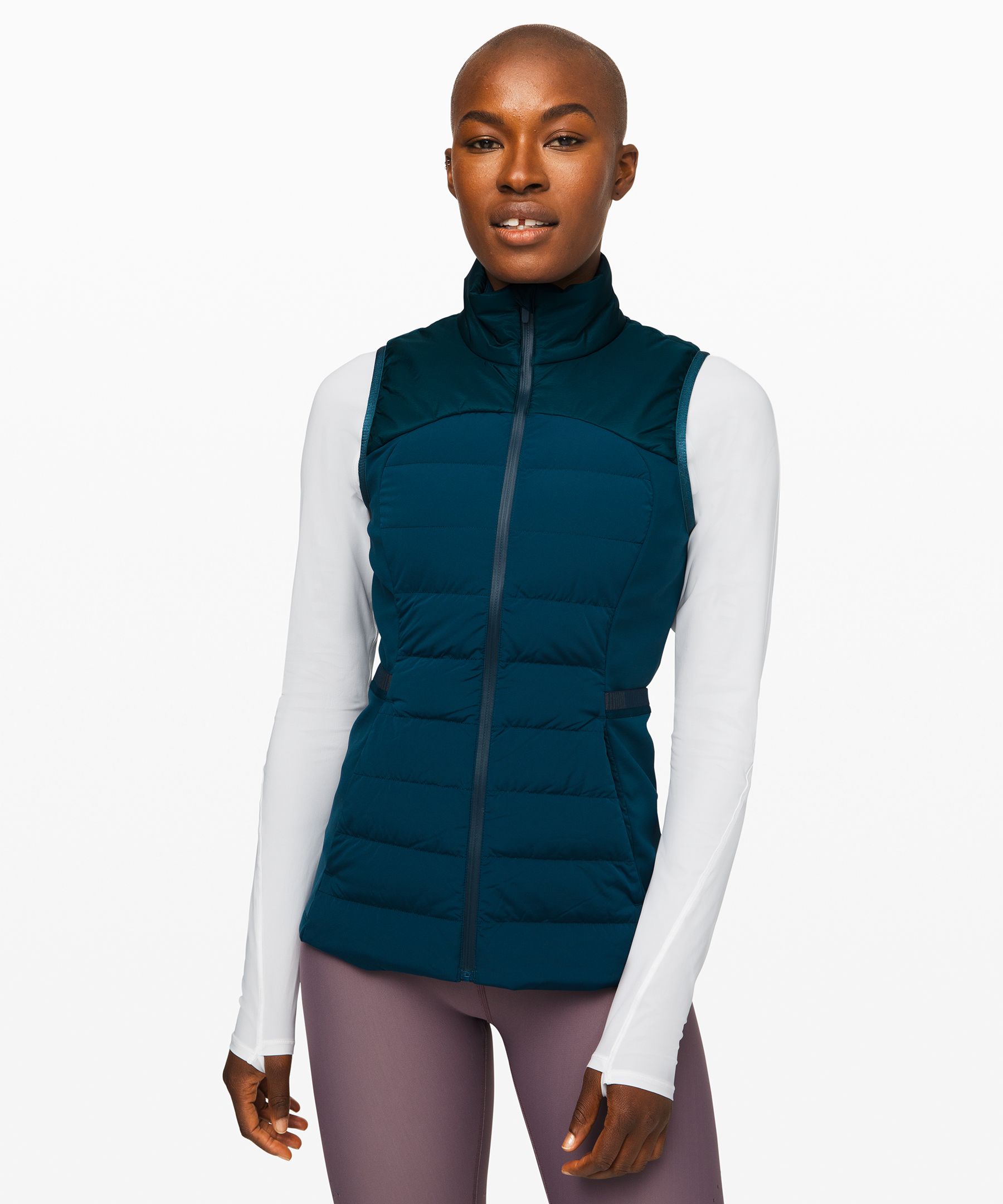 down for it all vest lululemon