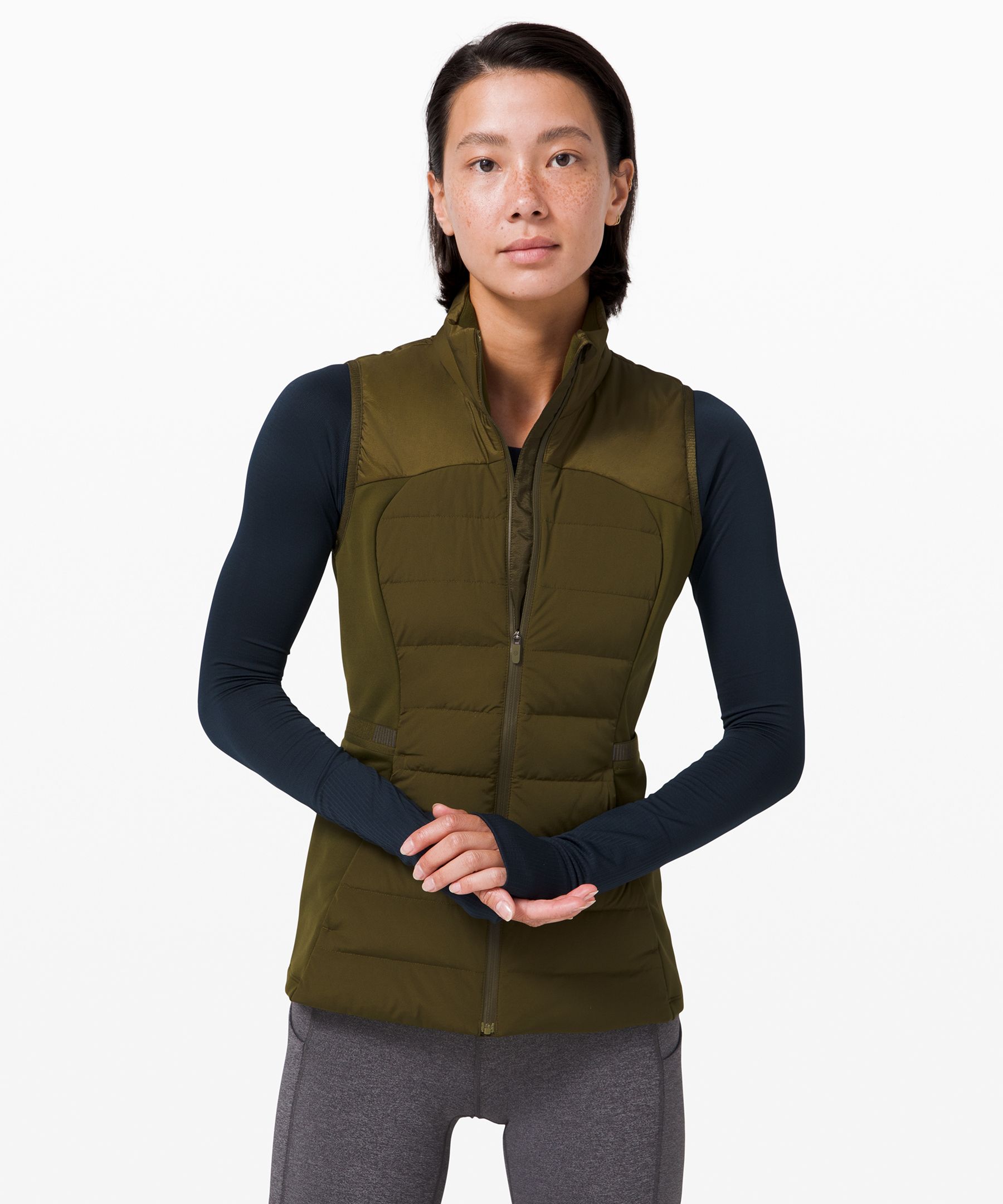 Lululemon Down For It All Vest In Green