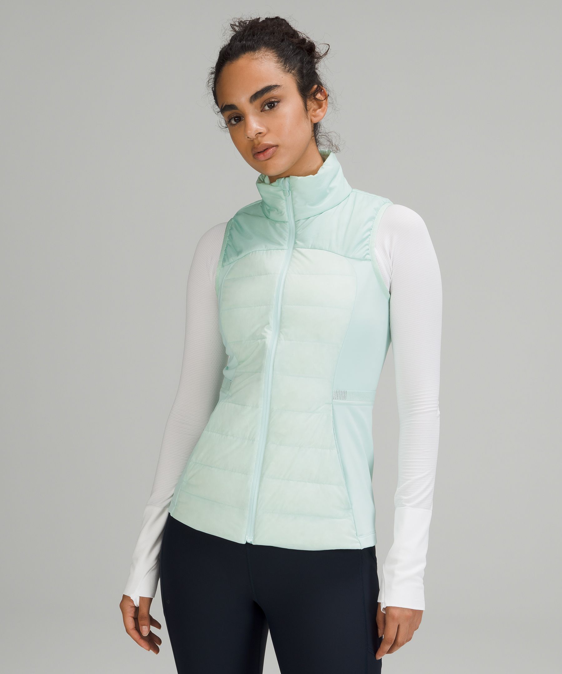 Lululemon Down For It All Vest In Delicate Mint