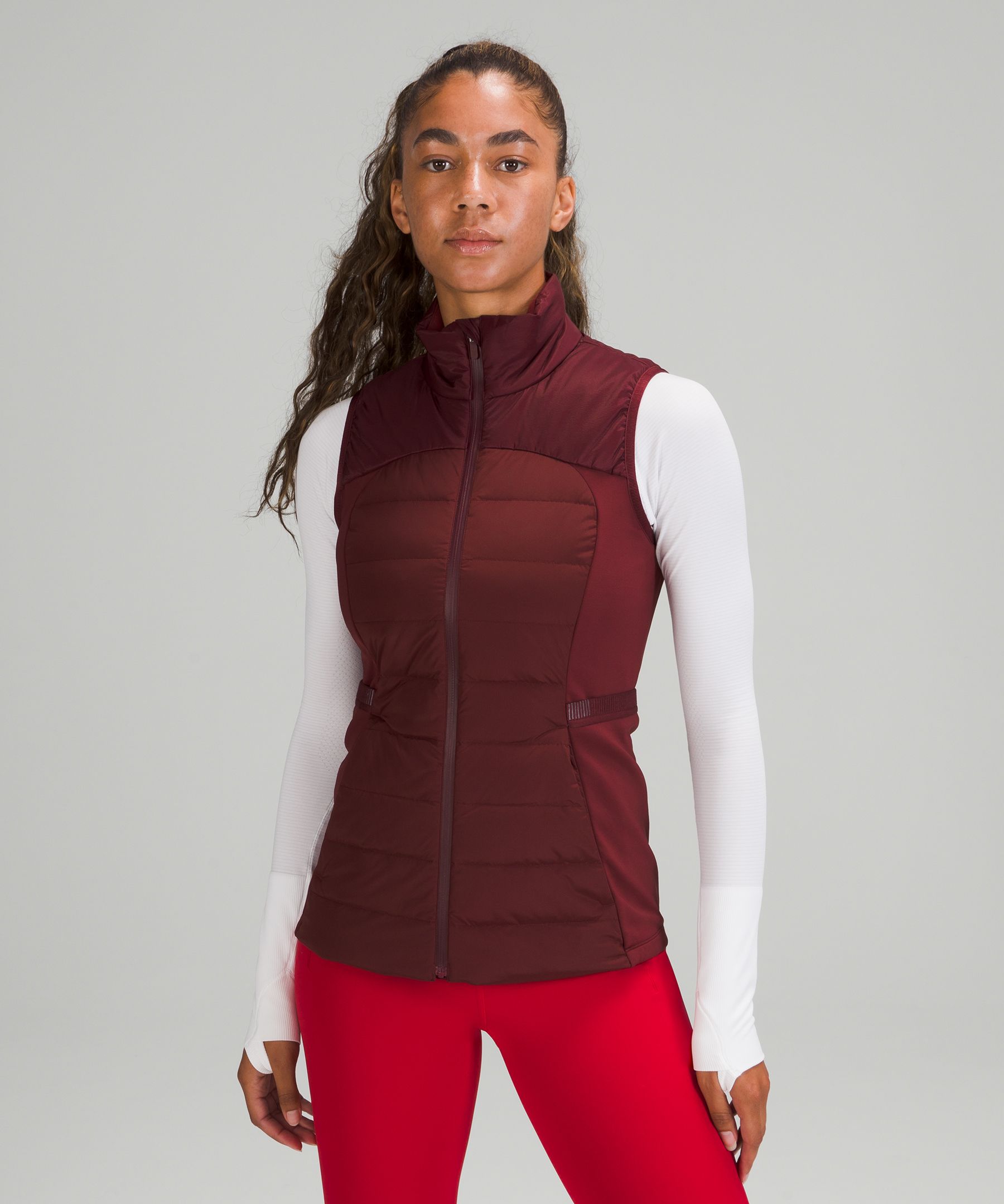 Lululemon Down For It All Vest In Red