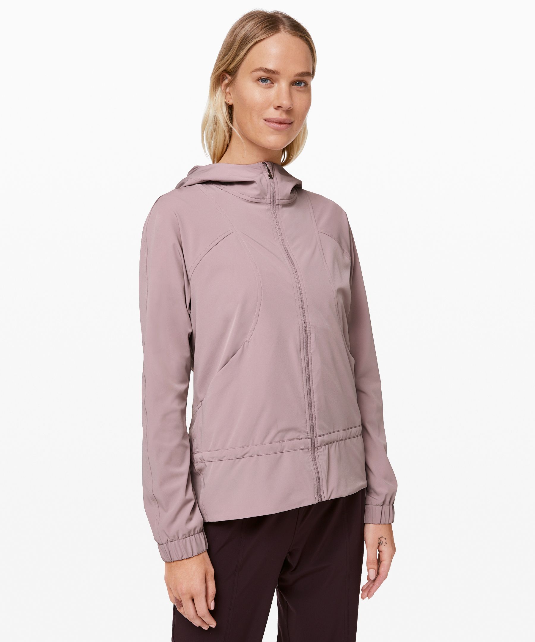 lululemon white rain jacket