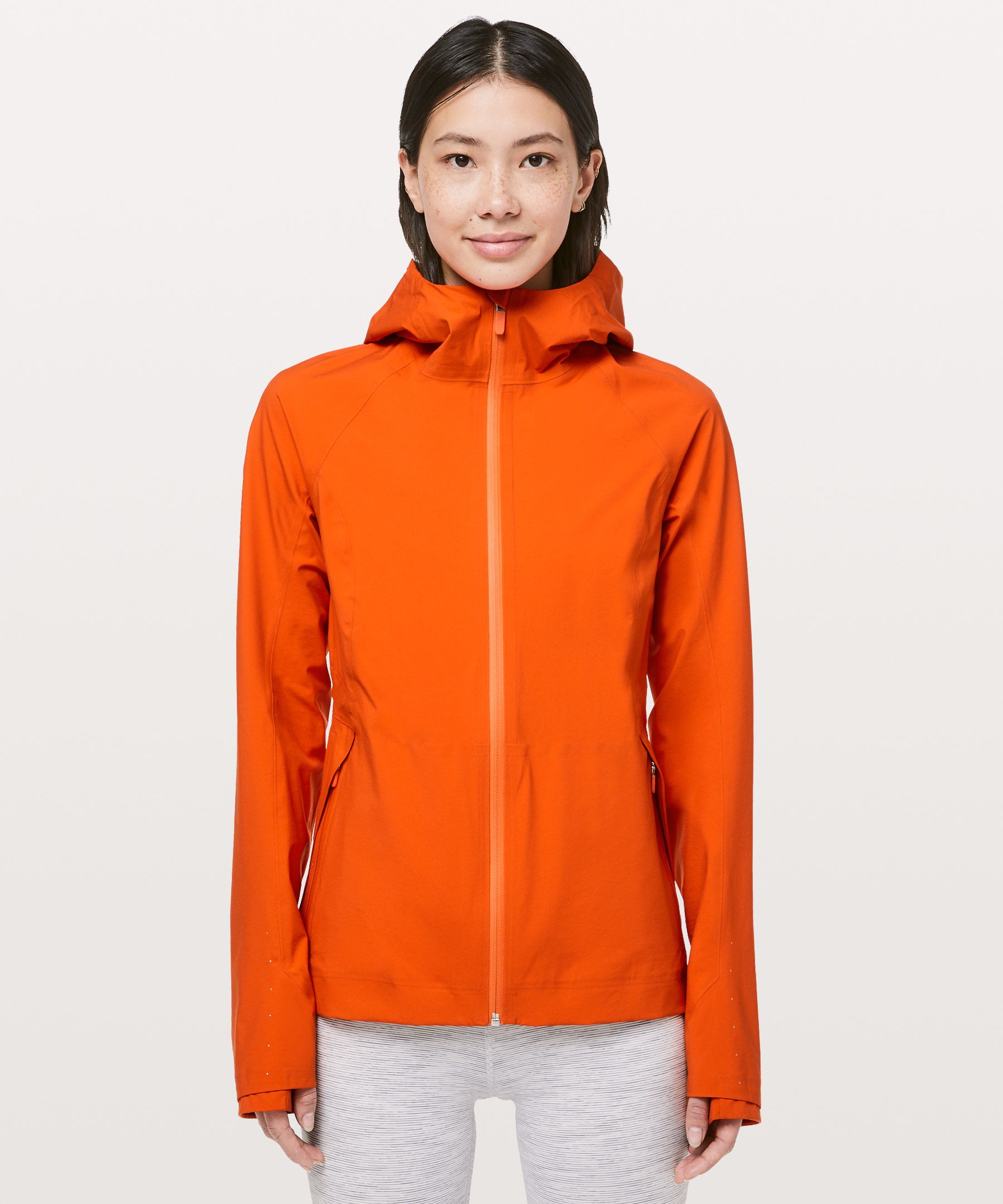 Lululemon The Rain Is Calling Jacket Ii In Atomic Orange