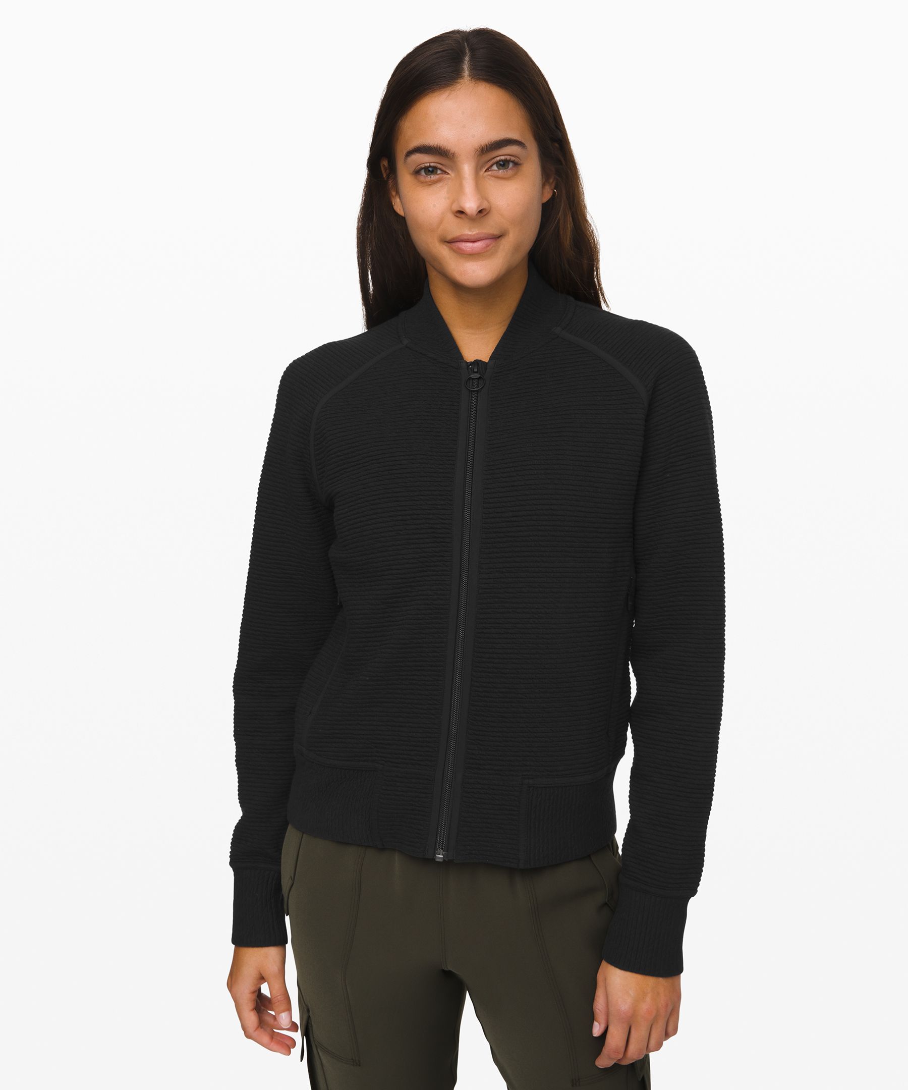 lululemon womens bomber jacket