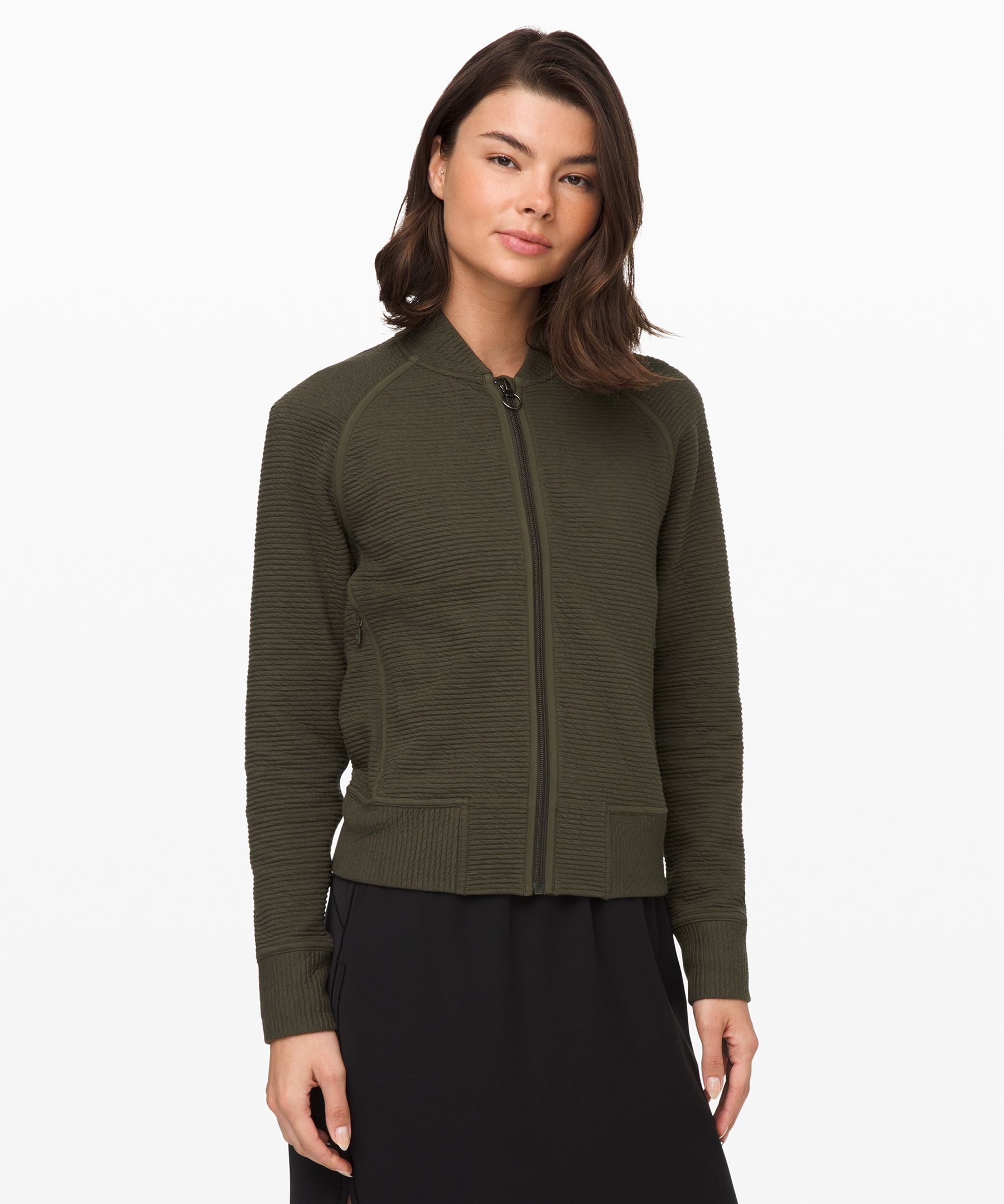 On repeat hot sale bomber lululemon