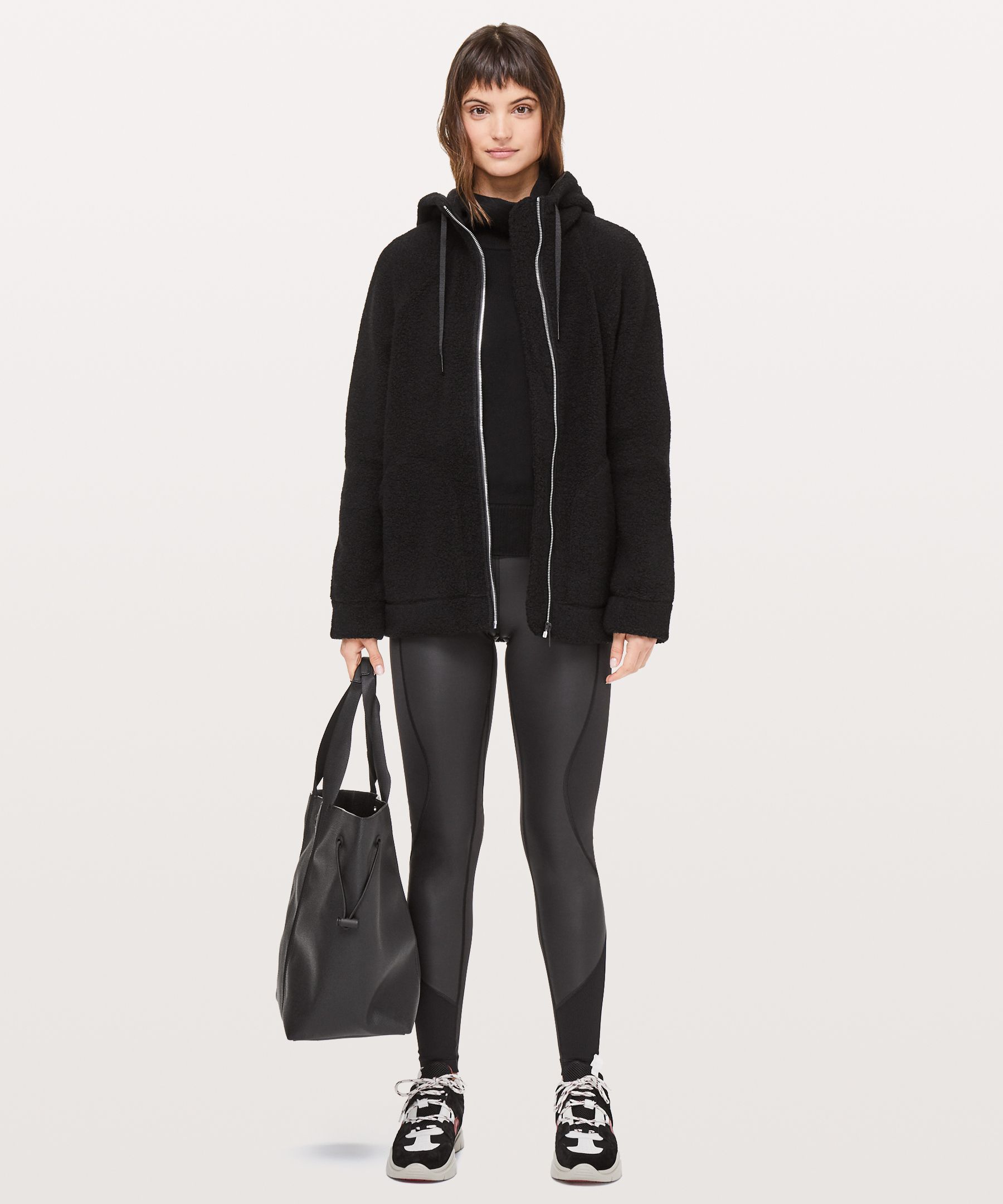 so sherpa hooded jacket lululemon