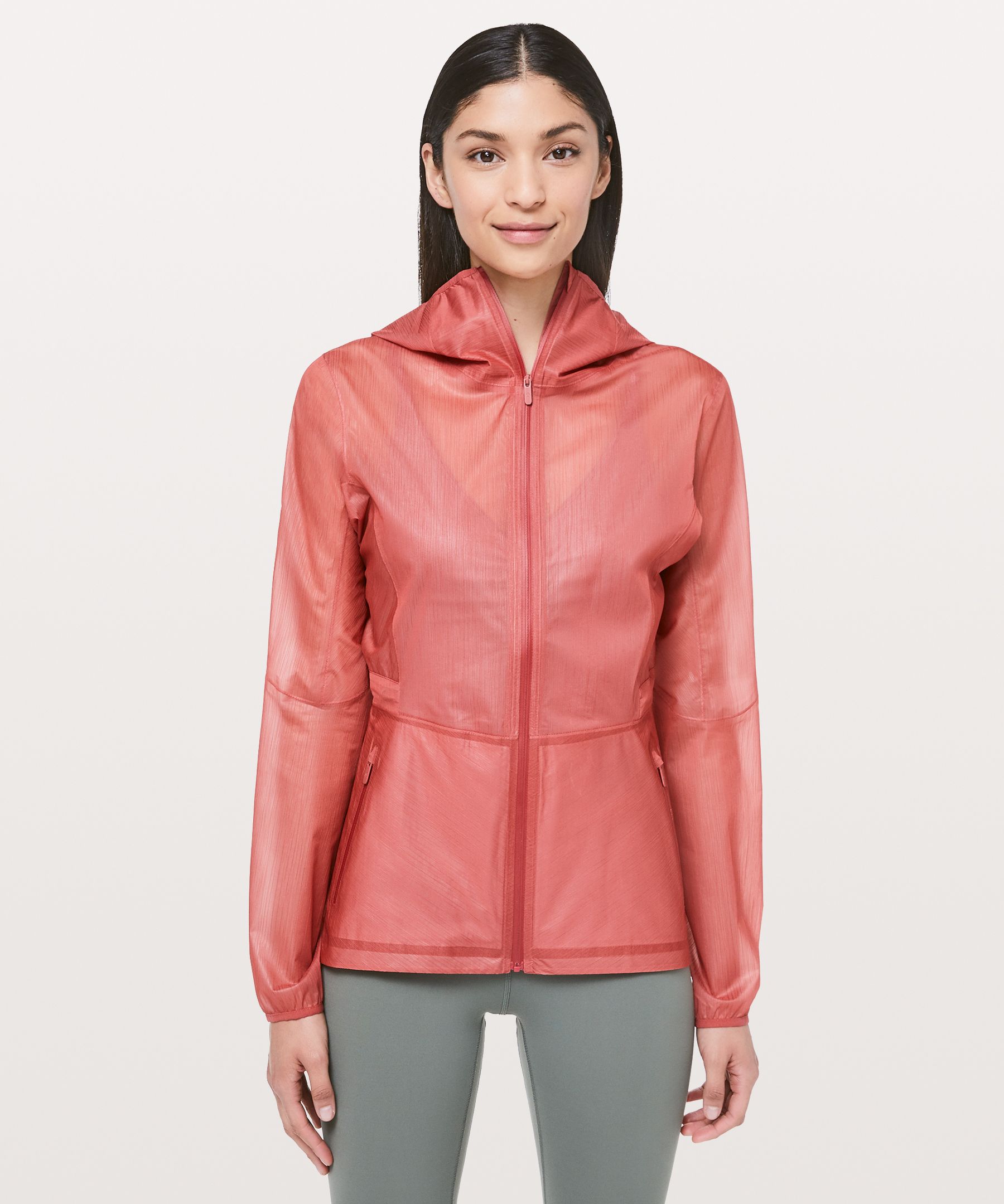 Lululemon On The Horizon Jacket In Brick Rose