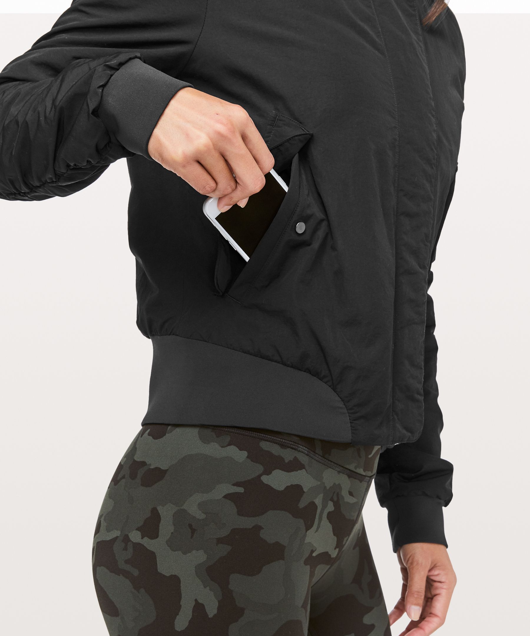 lululemon warm two ways bomber