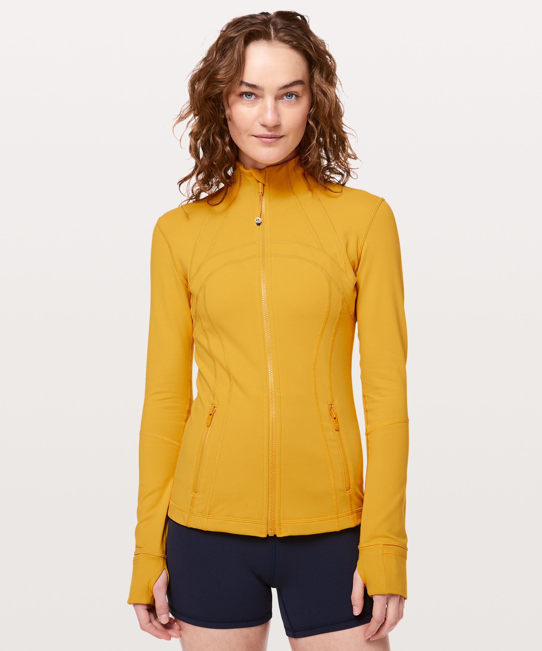 Lululemon Define Jacket In Honey Lemon