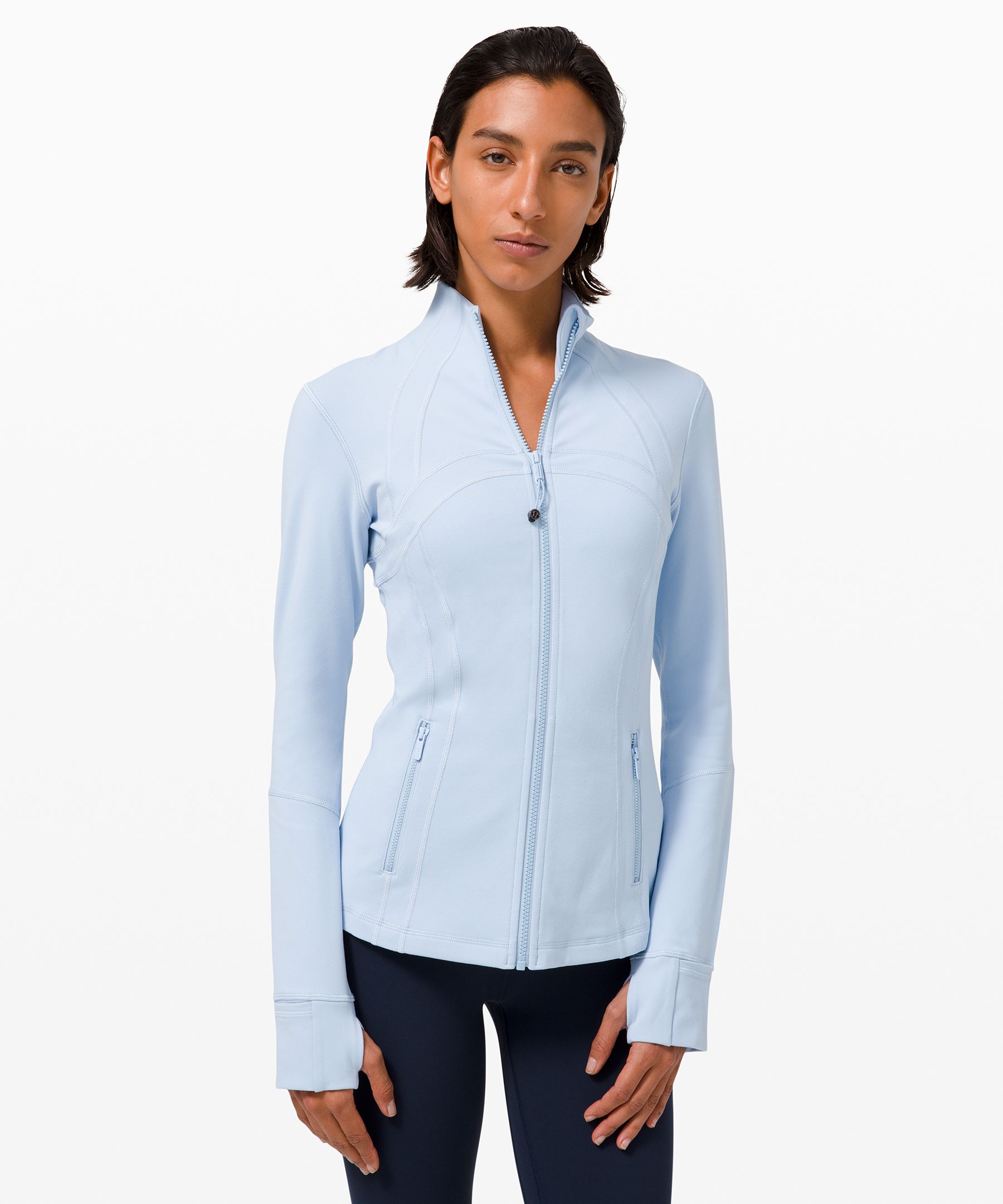 Lululemon Define Jacket Luon In Blue Linen | ModeSens