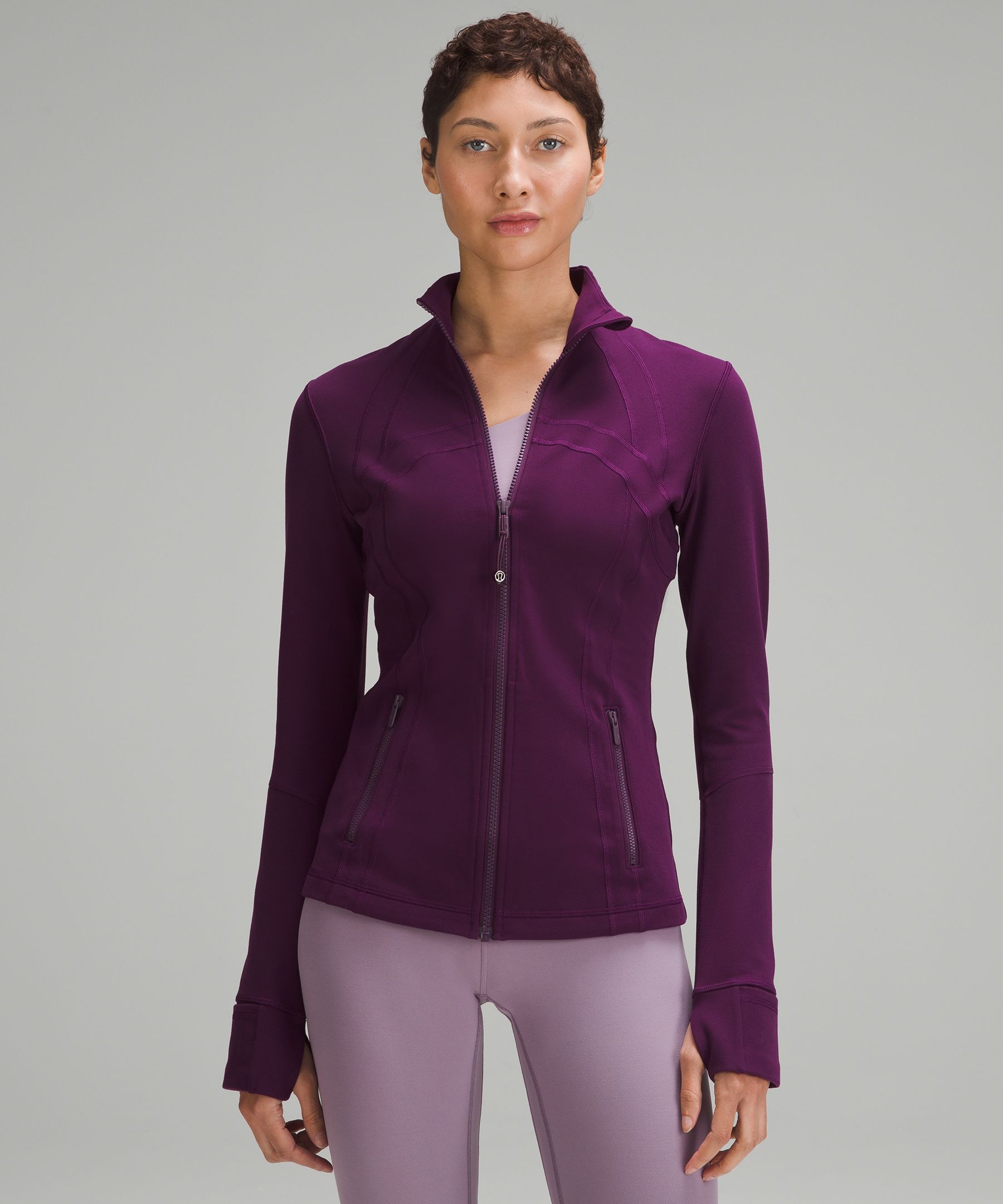 Grey Define technical-jersey jacket, lululemon