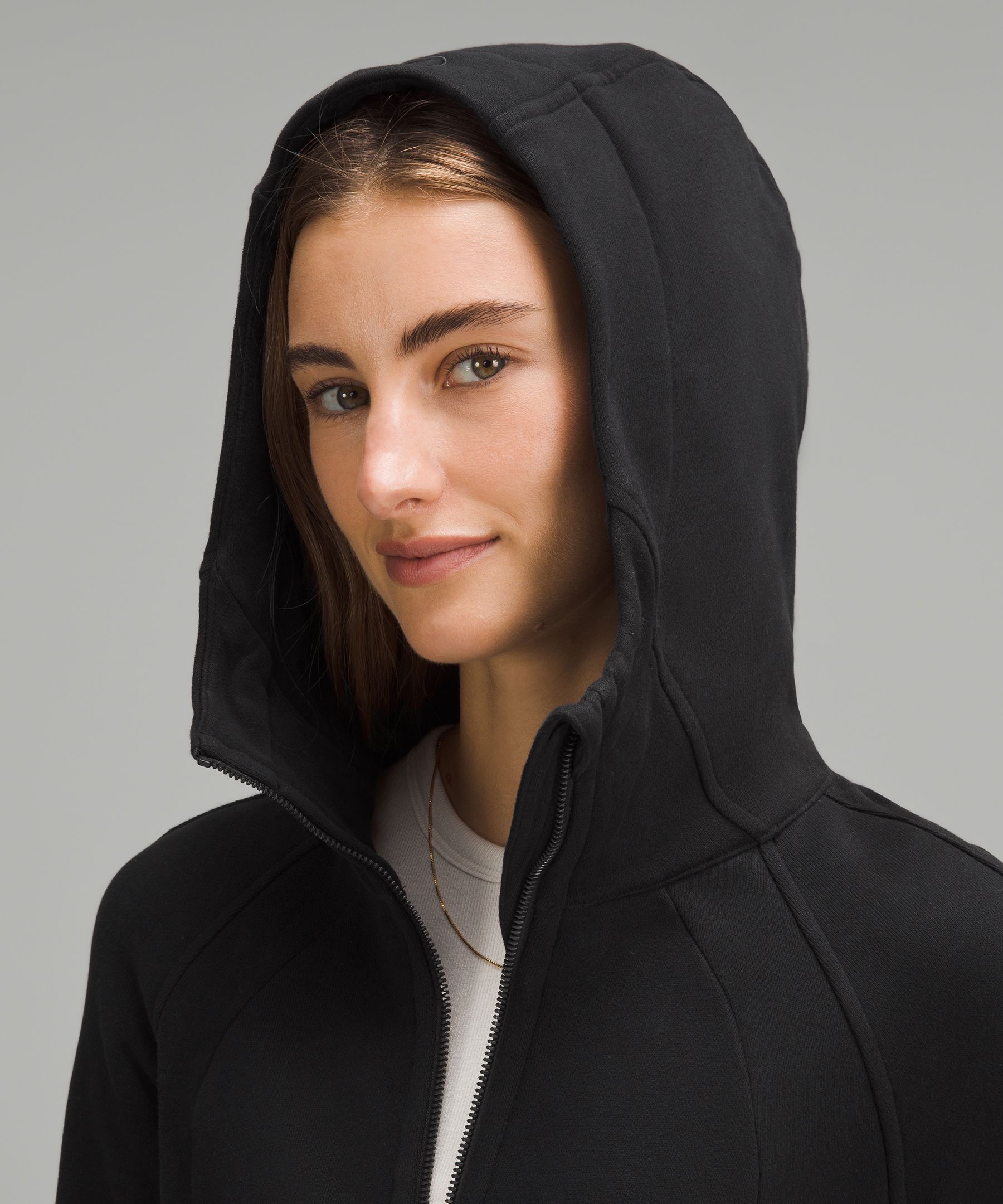 Lululemon Scuba Hoodie *Stretch (Lined Hood) - White / Slate - lulu fanatics