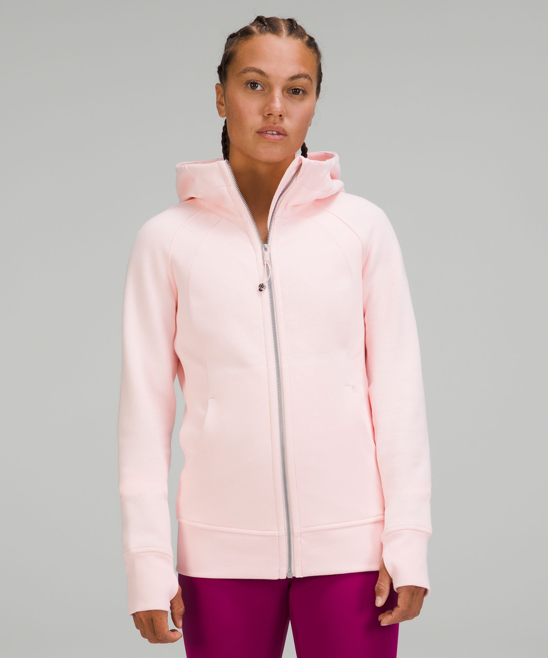 Lululemon Scuba Full-zip Hoodie In Strawberry Milkshake