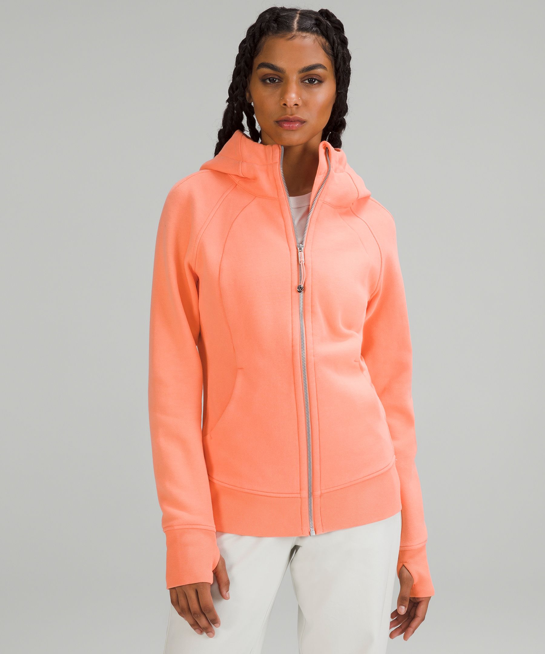 Lululemon Orange Theory Black Scuba Zip Up Hoodie Sweatshirt 8 - $45 - From  Jessica