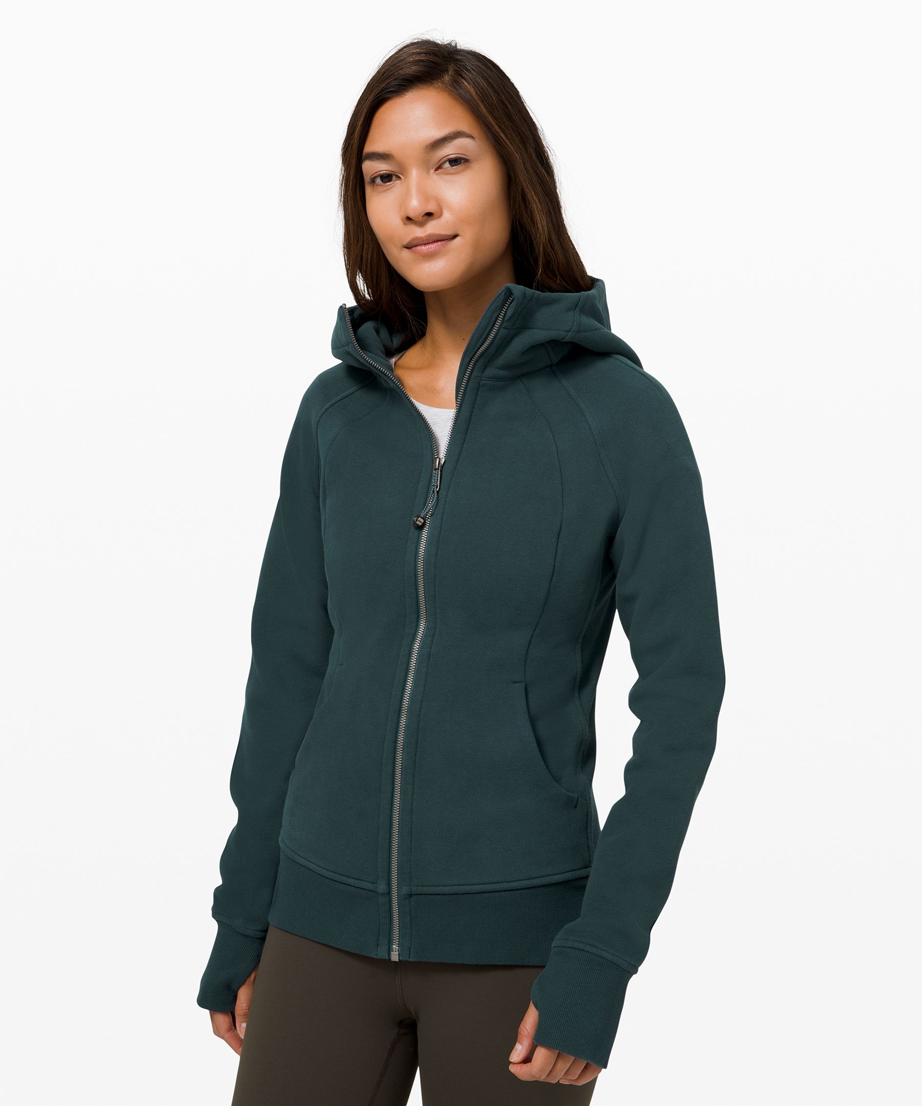 Lululemon Scuba Hoodie *light Cotton Fleece In Green | ModeSens