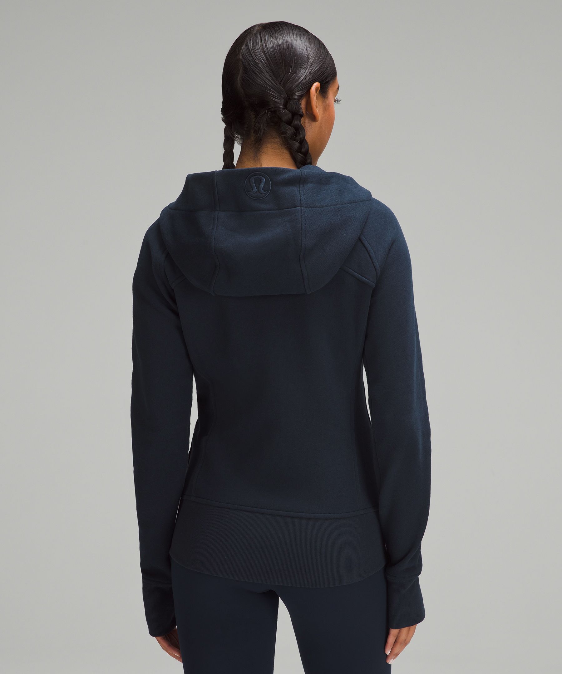 Lululemon Scuba Cropped Full Zip Hoodie Blue Size L - $70 (41% Off Retail)  - From Haley