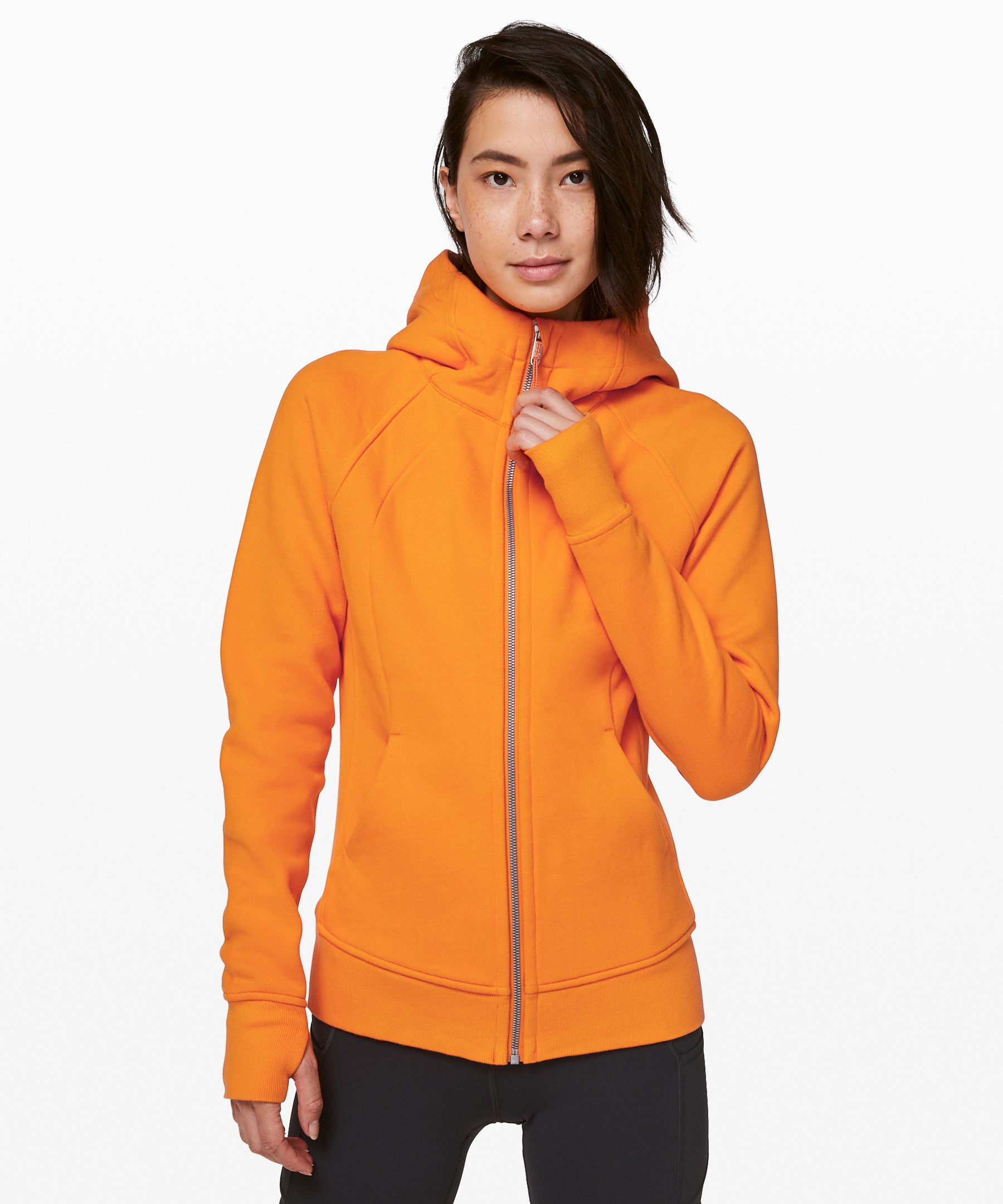 Lululemon Scuba Hoodie *light Cotton Fleece In Vivid Amber ModeSens