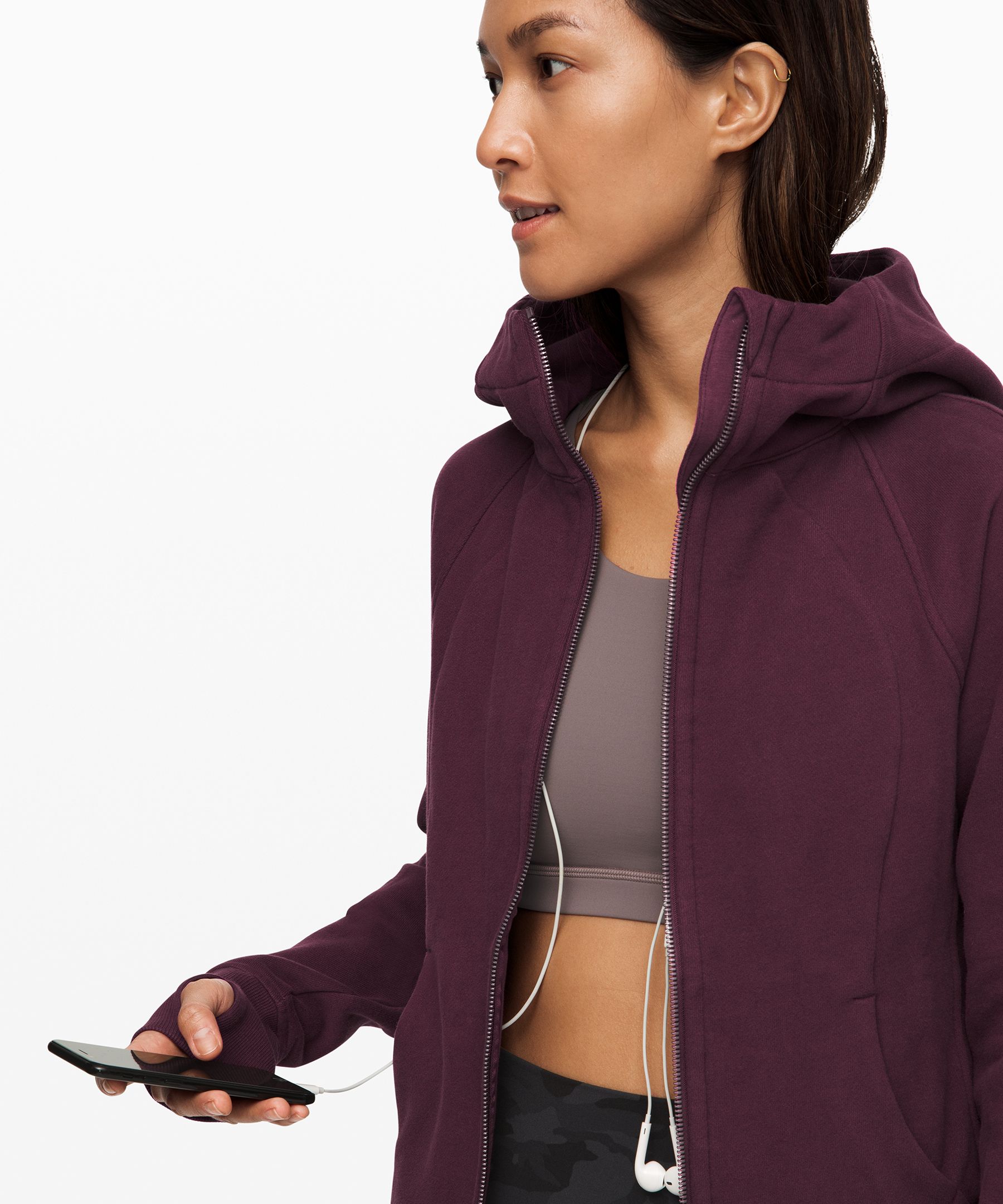 lululemon purple scuba hoodie