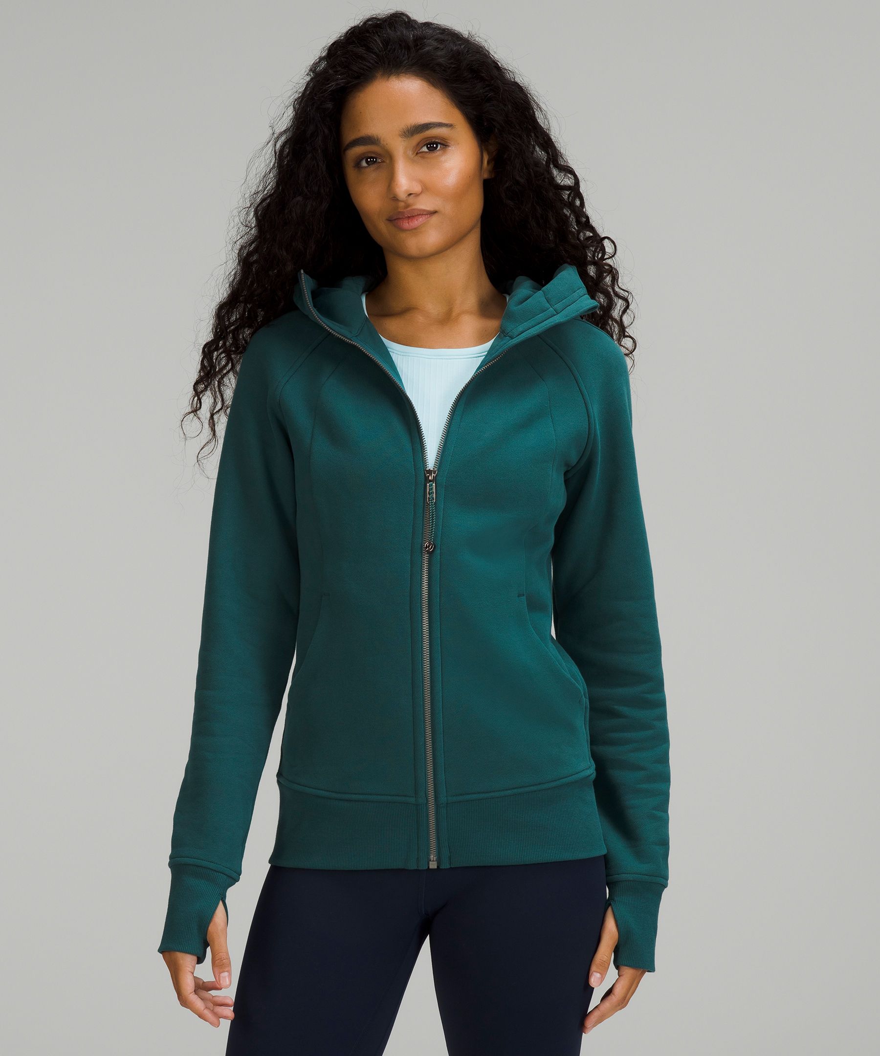 Lululemon Scuba Full-zip Hoodie In Green | ModeSens