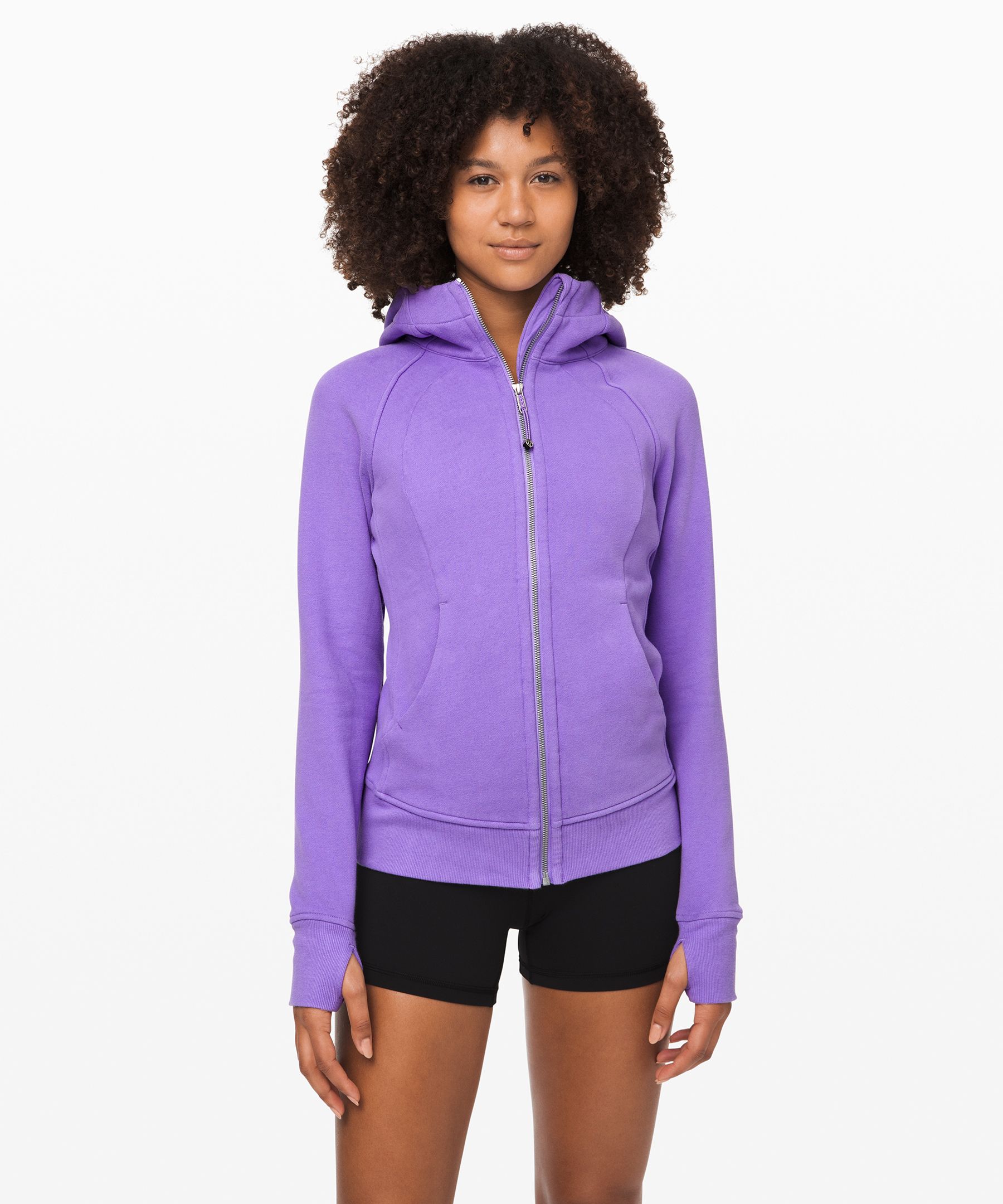 Lululemon Scuba Hoodie *light Cotton Fleece In Pink