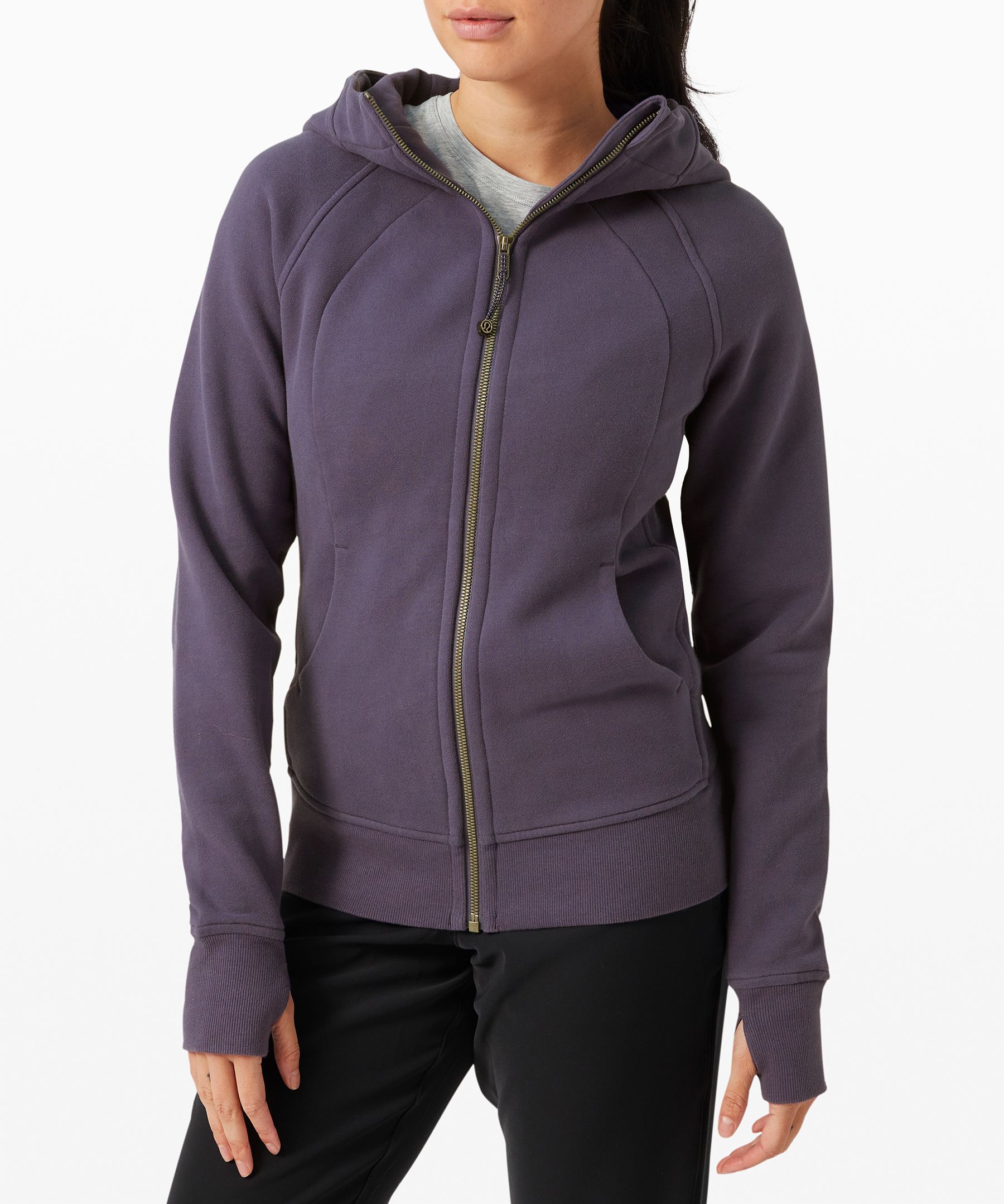 Lululemon Scuba Hoodie *light Cotton Fleece In Midnight Orchid