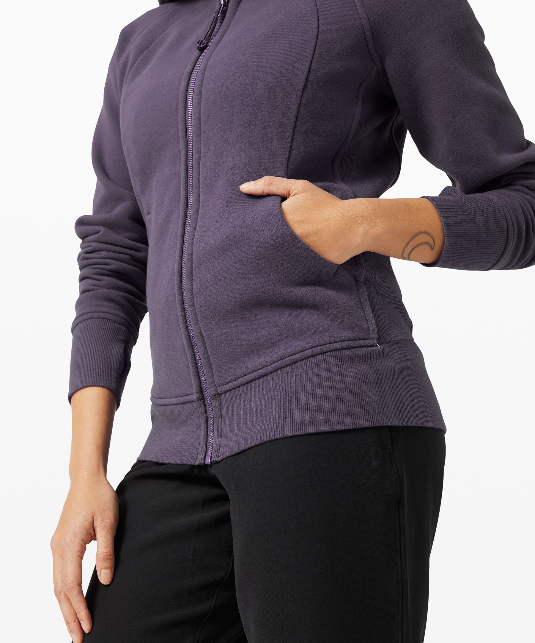 lululemon purple scuba hoodie