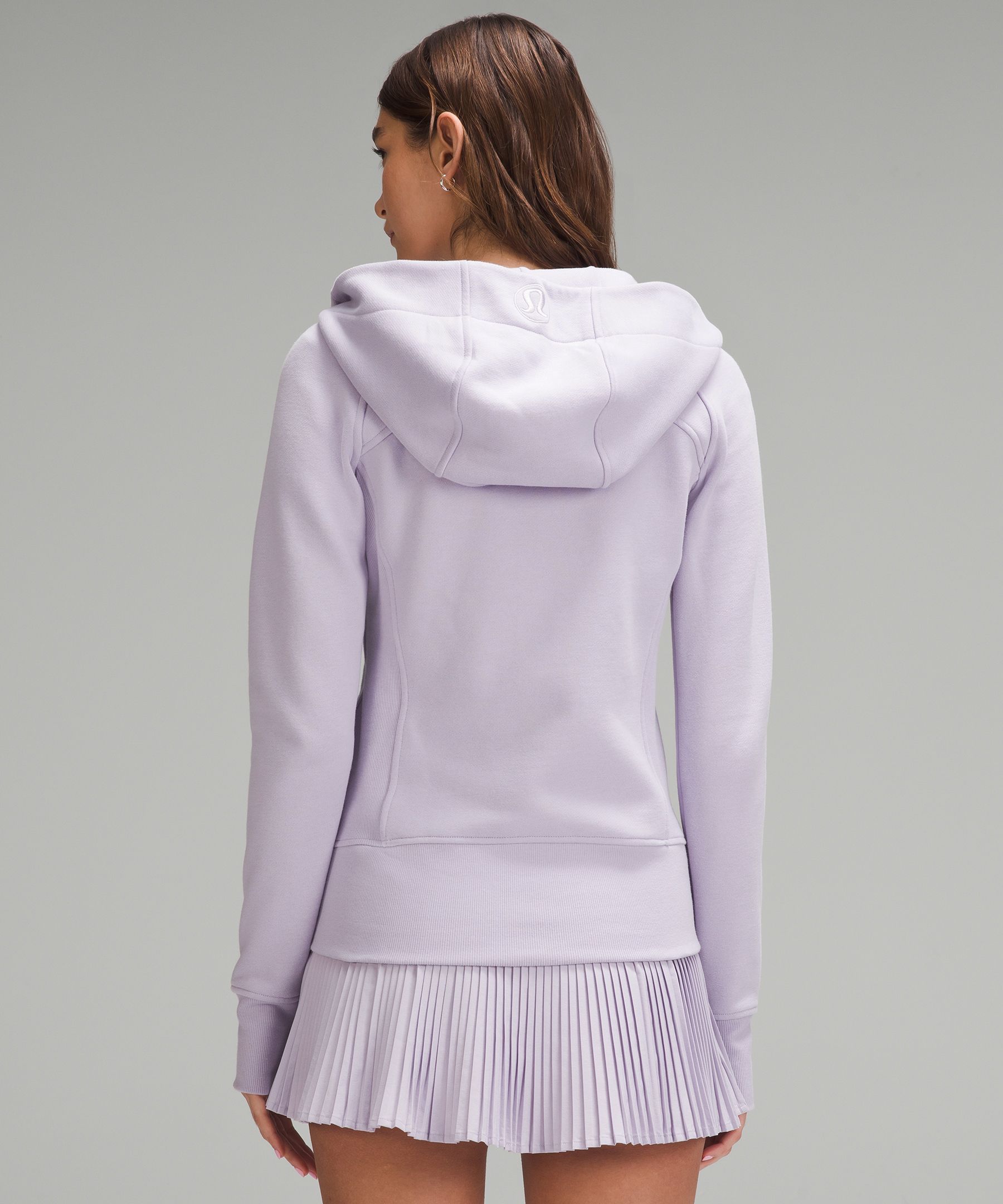 Embroidered Scuba Lilac Hoodie For Women Half Zip Define Yoga Sweatshirt  With Label Designer Gym Sportswear For Outdoor Sports And Jogging Size 12  From Clothing893, $37.69