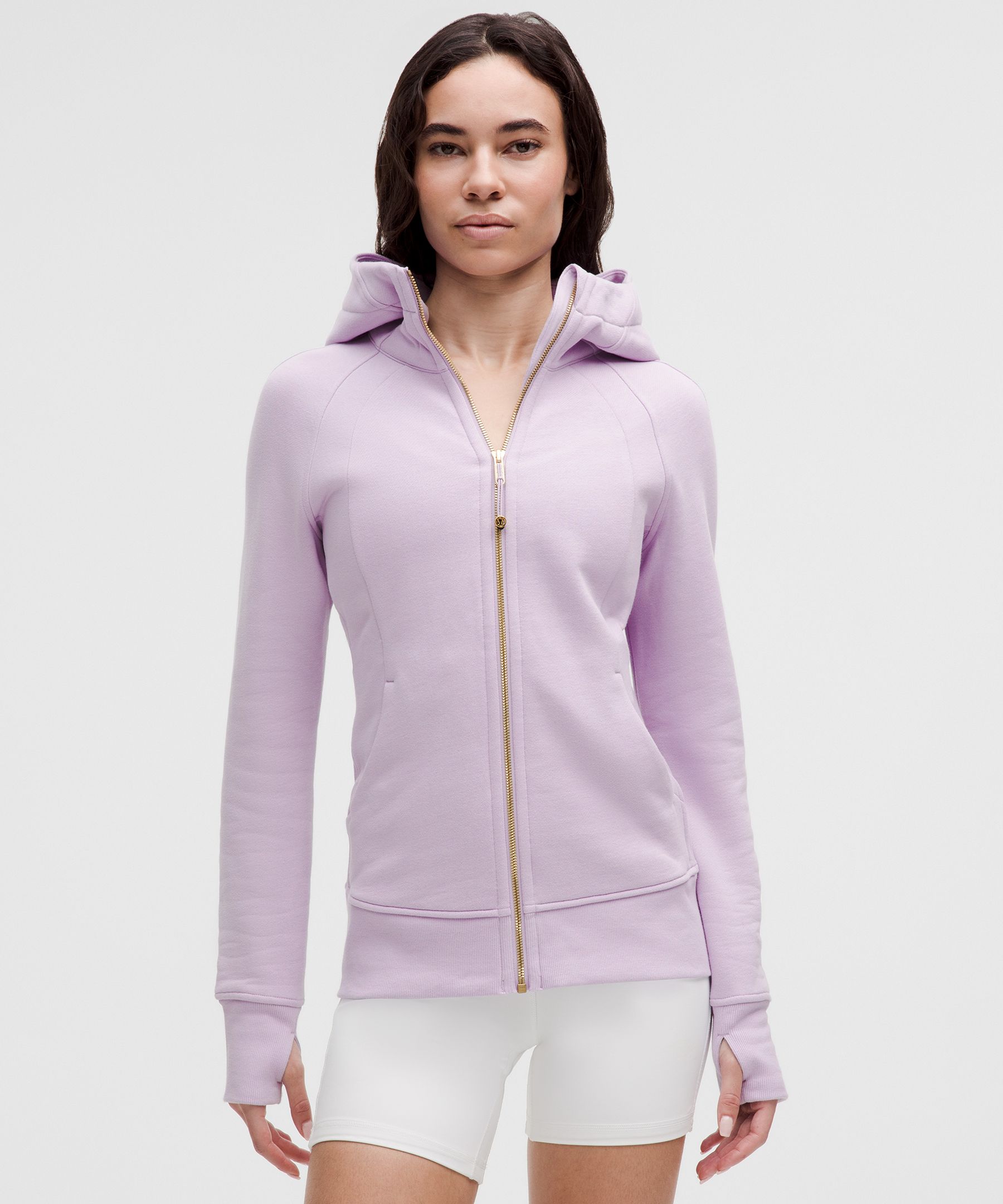 Scuba Full-Zip Hoodie - Purple