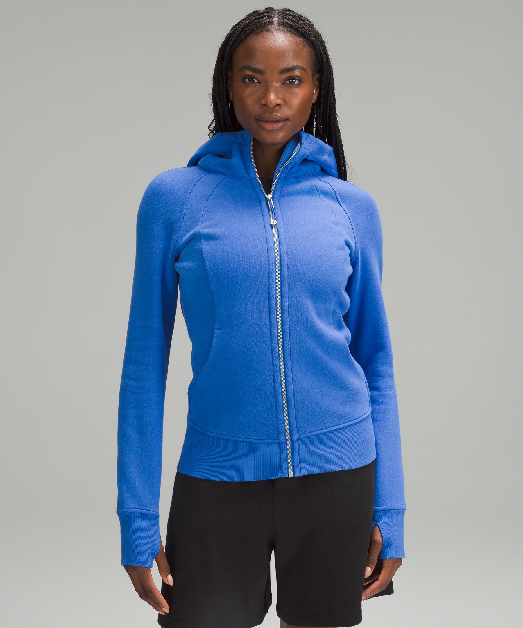 Blue Lululemon Scuba Hoodie - Gem